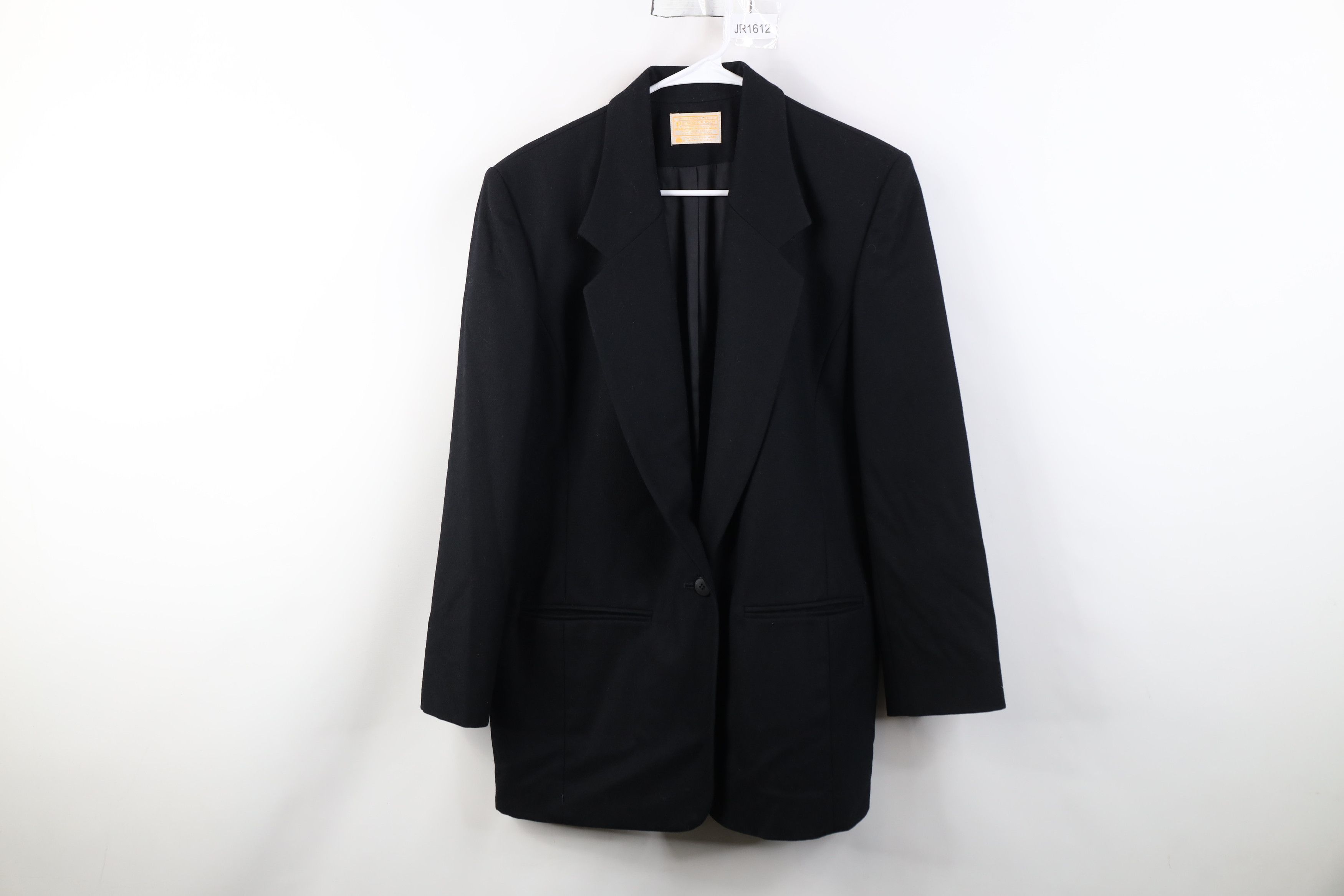 Pendleton Vintage 90s Pendleton Wool Suit Coat Blazer Jacket Black USA Size L / US 10 / IT 46 - 1 Thumbnail