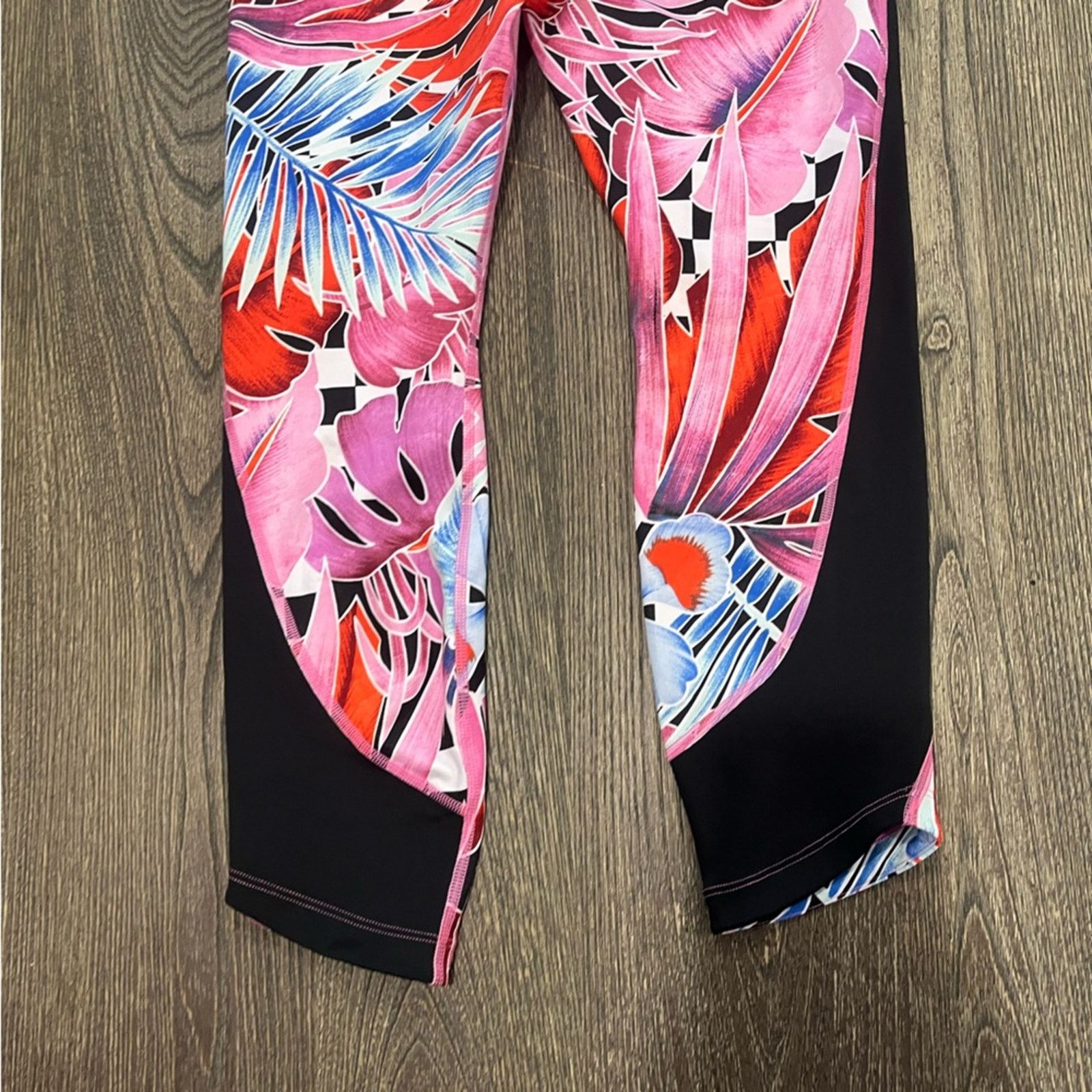 Nike Nike Tights Training 7/8 Crop Dri Fit Workout Tropical M Size 30" / US 8 / IT 44 - 4 Thumbnail