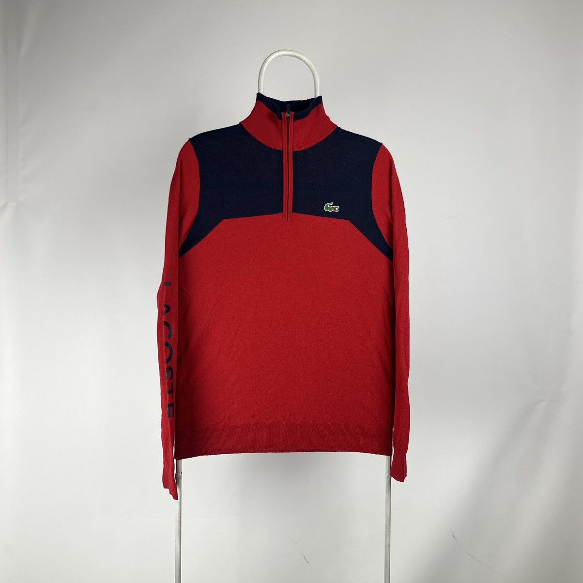 Lacoste Lacoste Half Zip 1/3 Jumper Logo sleeve Size Small Size US S / EU 44-46 / 1 - 1 Thumbnail