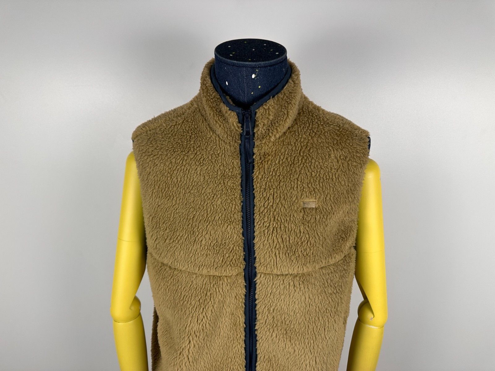 Levi's Levis Summit Sherpa Sleeveless Jacket Beige Vest Mens Size M Size US M / EU 48-50 / 2 - 3 Thumbnail