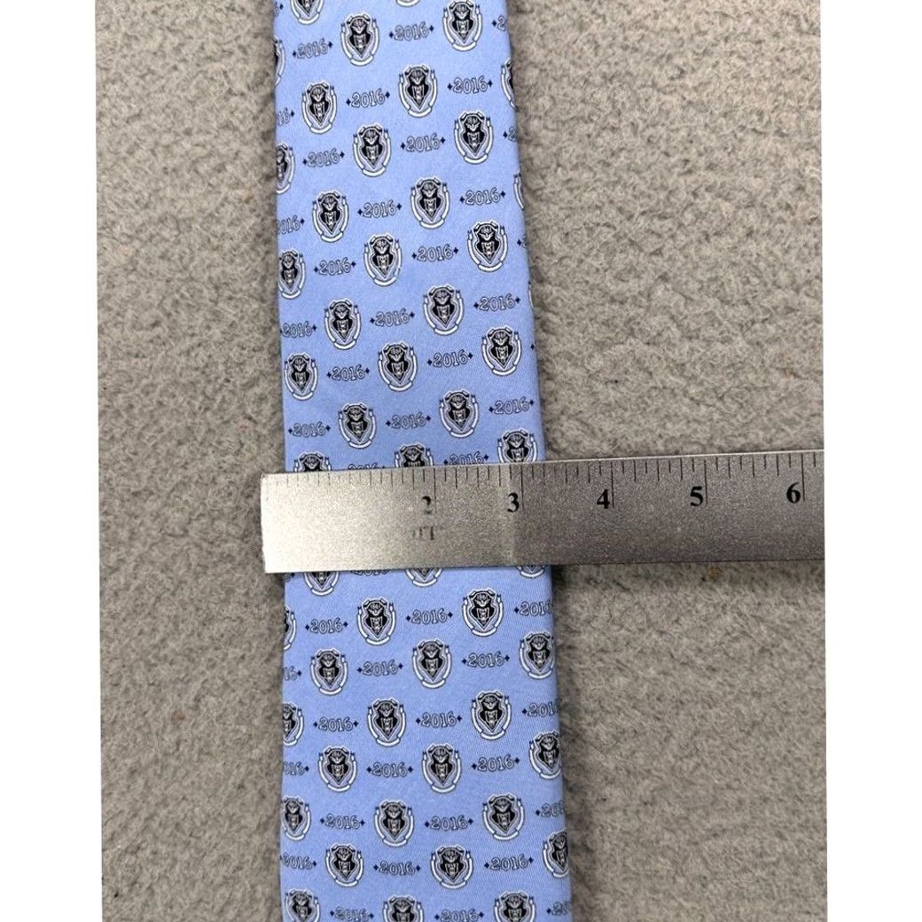 Vineyard Vines Vineyard Vines Silk Tie Necktie Blue 100% Mens One Size Satin Geometric Nautical Preppy NEW Size ONE SIZE - 6 Thumbnail