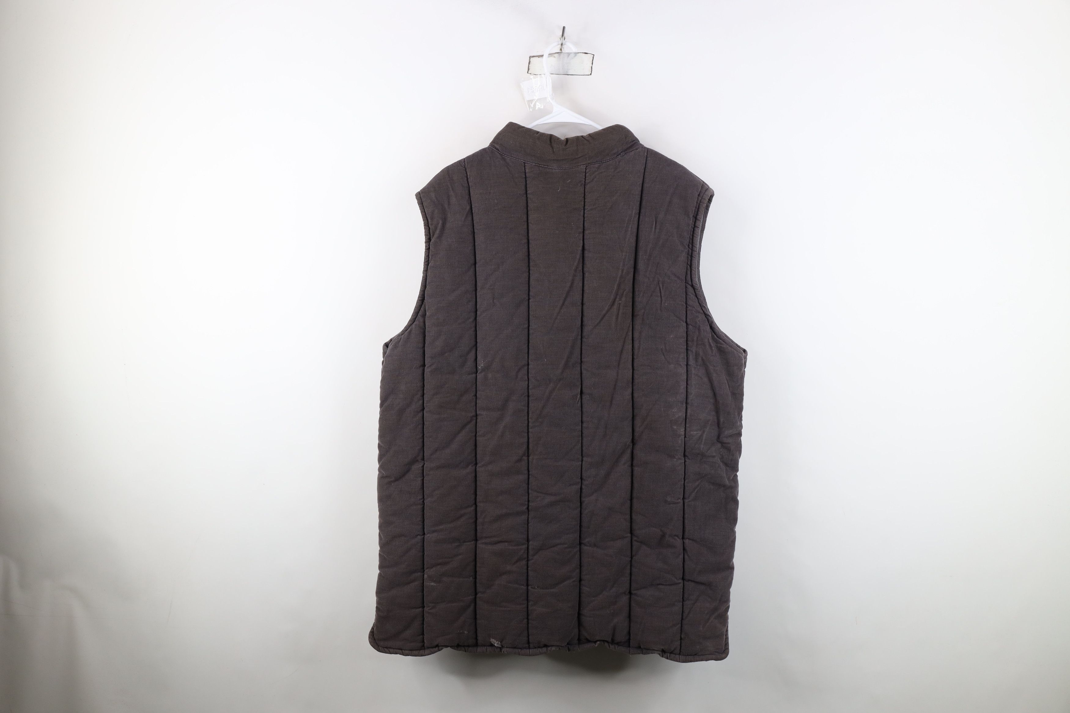 Vintage Vintage 70s 80s Streetwear Blank Corduroy Puffer Vest Jacket Size US XL / EU 56 / 4 - 14 Thumbnail