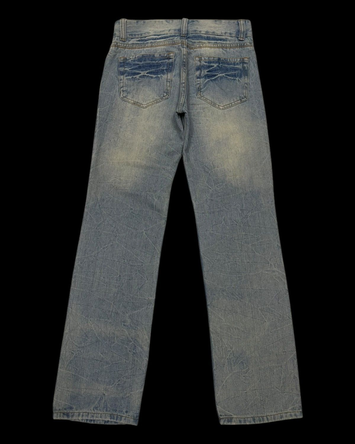If Six Was Nine × Japanese Brand × Le Grande Bleu (L.G.B.) RIPPED 🇯🇵 CLEF DE SOL JAPANESE DISTRESSED DENIM JEANS Size US 30 / EU 46 - 8 Thumbnail