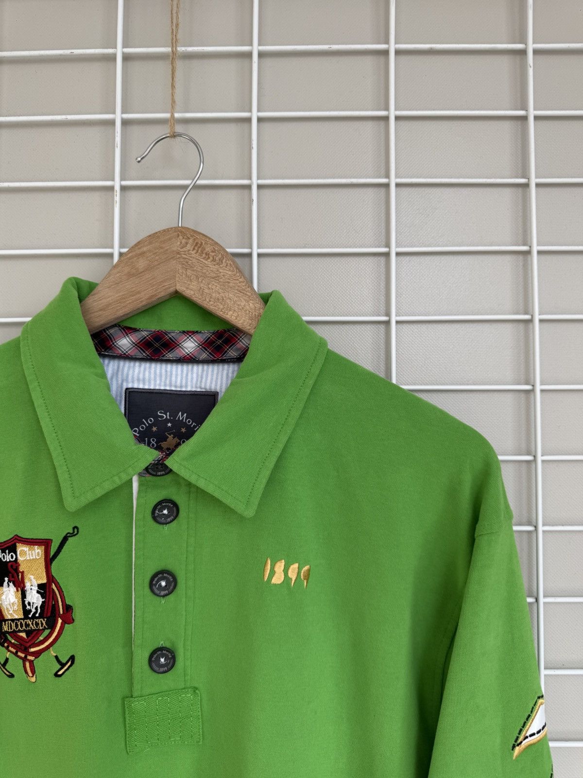 Vintage St. Moritz 1899 Polo Club Rugby Shirt Mens Size XXL/XL Size US XXL / EU 58 / 5 - 6 Thumbnail