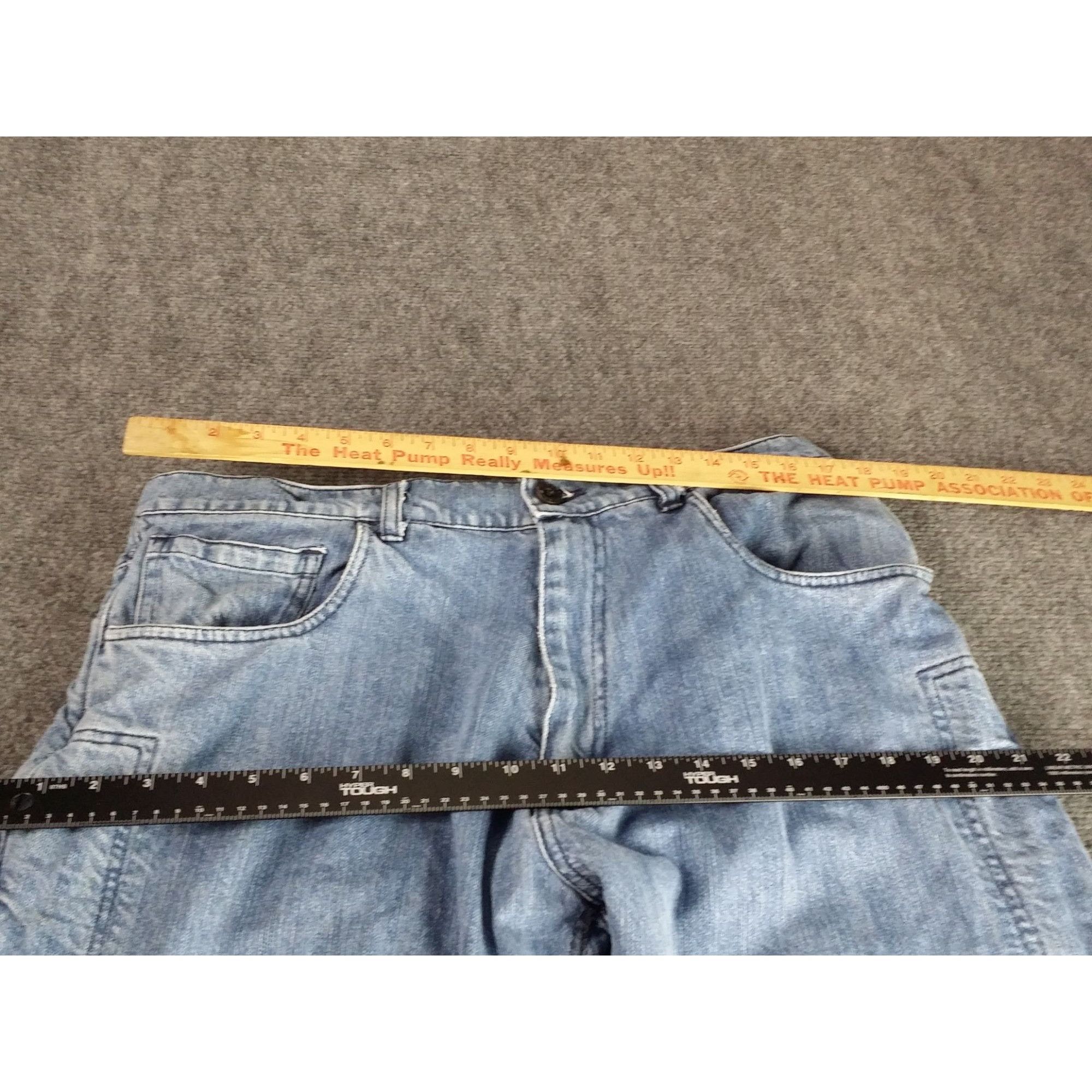 Other Sliders Motorcycle Kevlar Jeans Men Sz 36X34 Double Knee Blu Size US 36 / EU 52 - 4 Thumbnail
