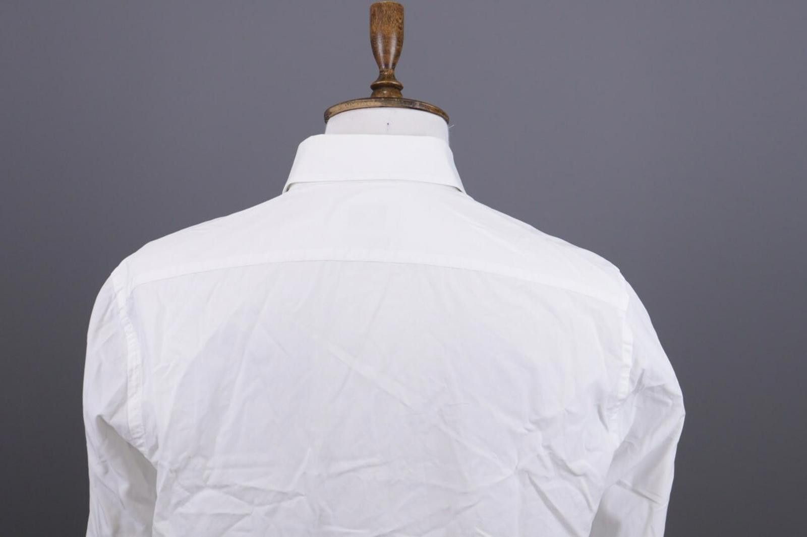 Designer Boggi Milano 2/120' Doppio Ritorto Shirt Size 44 Size US M / EU 48-50 / 2 - 11 Thumbnail