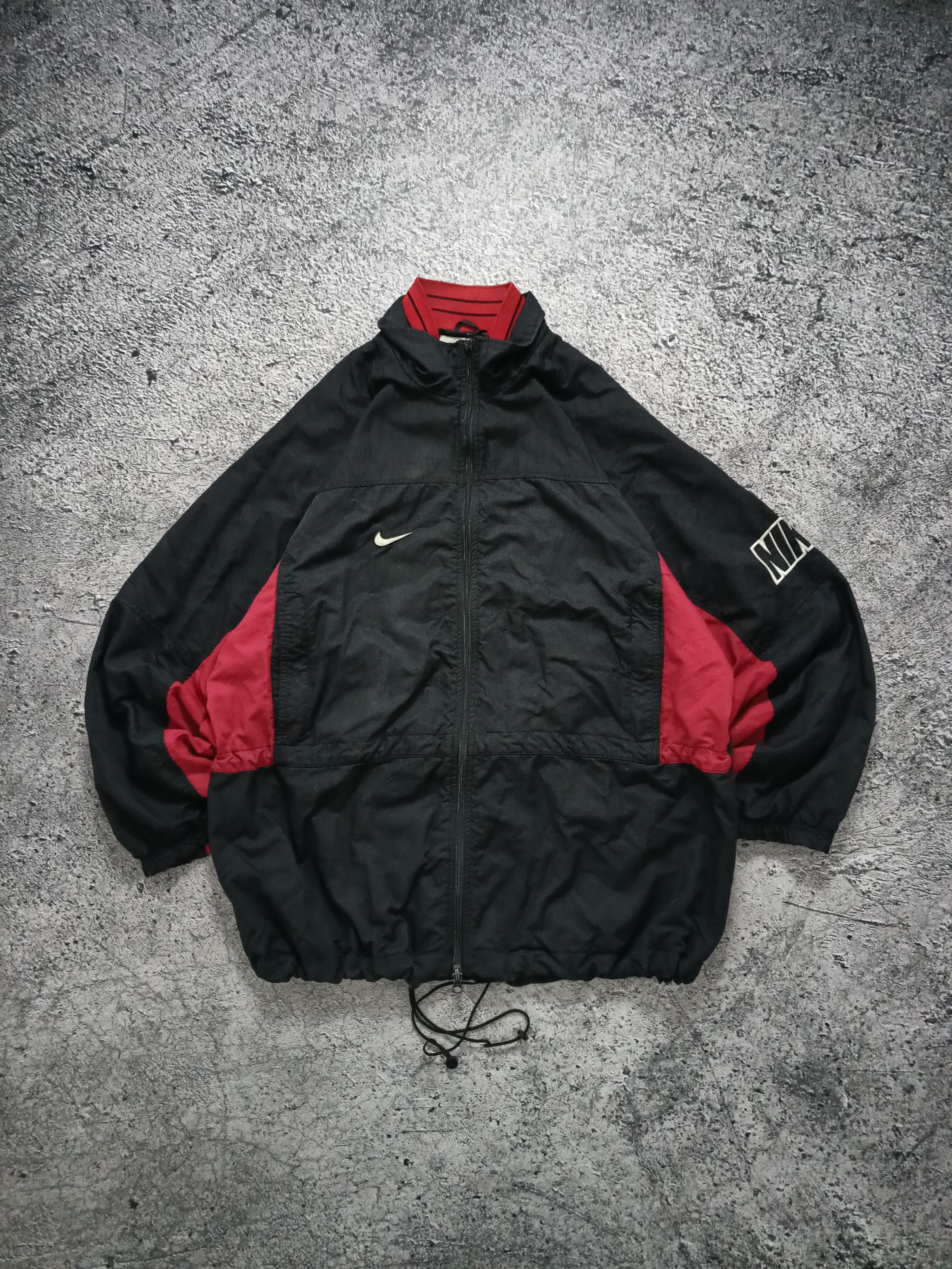 Nike × Vintage Vintage Rare Nike Drill 90’s y2k Windbraker Jacket Size US L / EU 52-54 / 3 - 4 Thumbnail