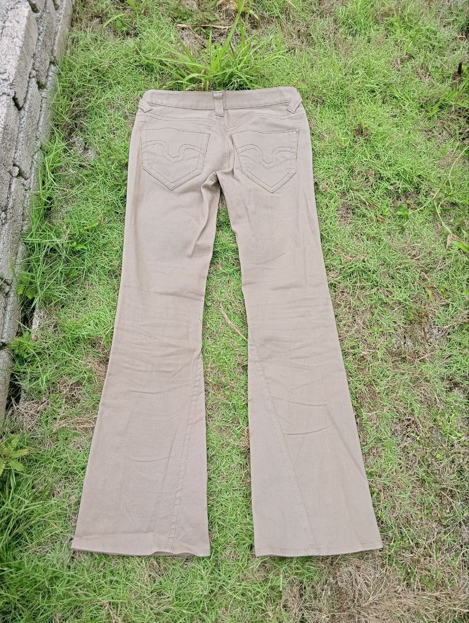 Tornado Mart TORNADO MART JAPAN GLITTER STRETCH FLARED PANTS Size 30" / US 8 / IT 44 - 9 Thumbnail