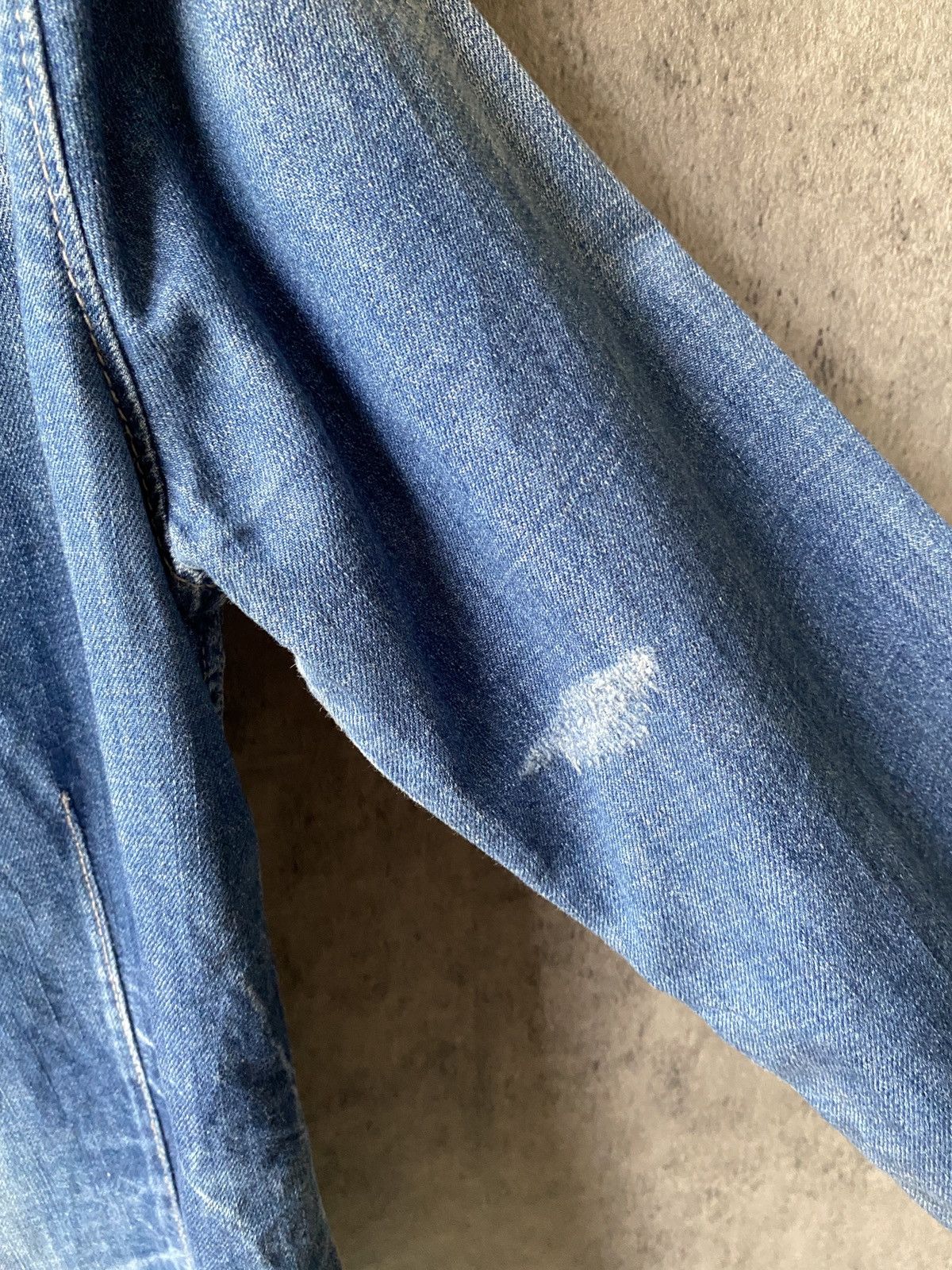 If Six Was Nine Fuga Japan Distressed Button Up Jeans Shirt Size US M / EU 48-50 / 2 - 15 Thumbnail