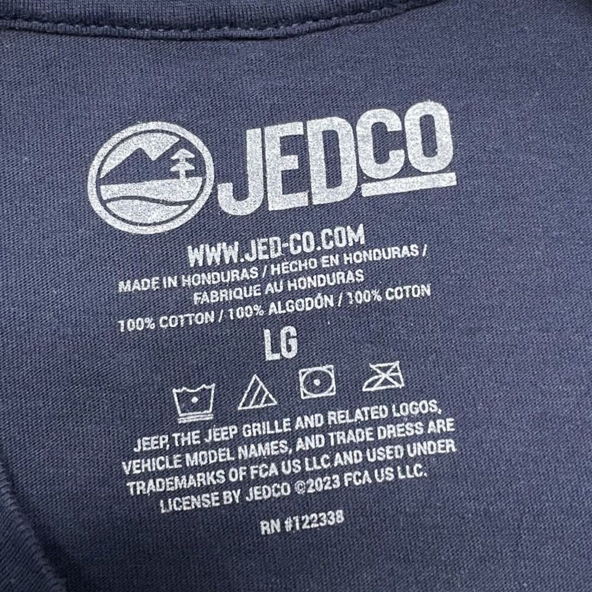 Jeep Jeep American Flag Graphic Navy Blue Tee by JED-CO Men's L Size US L / EU 52-54 / 3 - 6 Thumbnail