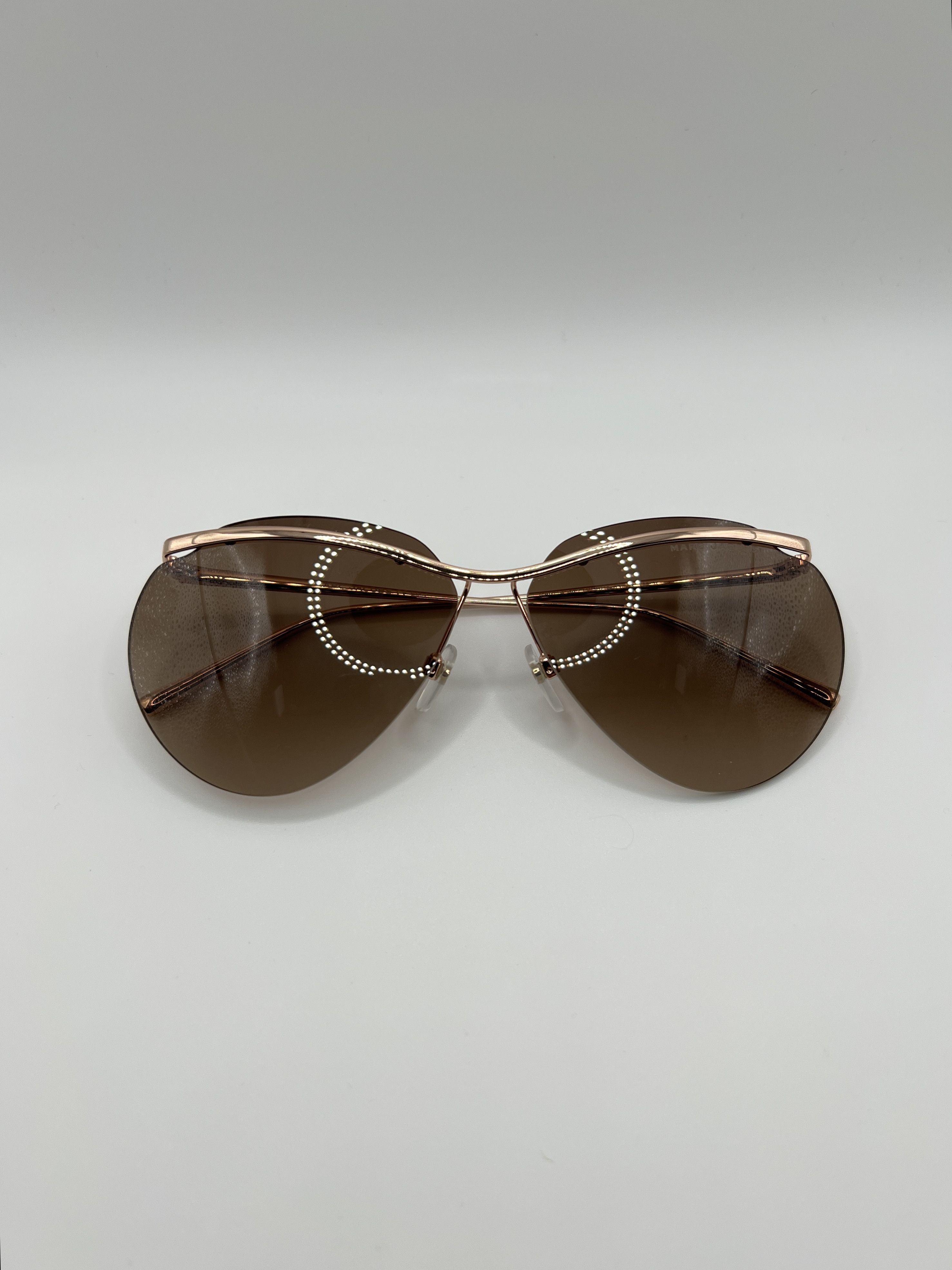 Marc Jacobs Marc Jacobs 454/F/S Gold Copper Aviator Woman Sunglasses Size ONE SIZE - 5 Thumbnail