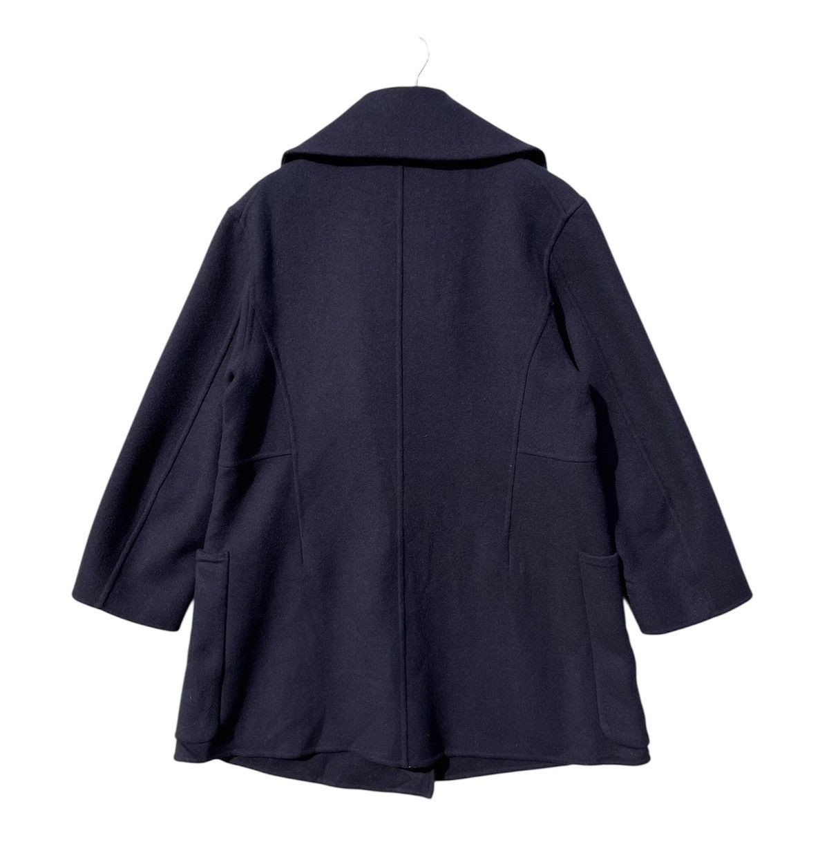 Jil Sander 🔥Accept Binding Offer🔥 Jil Sander Double Face Pea Coat Wool Size US L / EU 52-54 / 3 - 3 Thumbnail