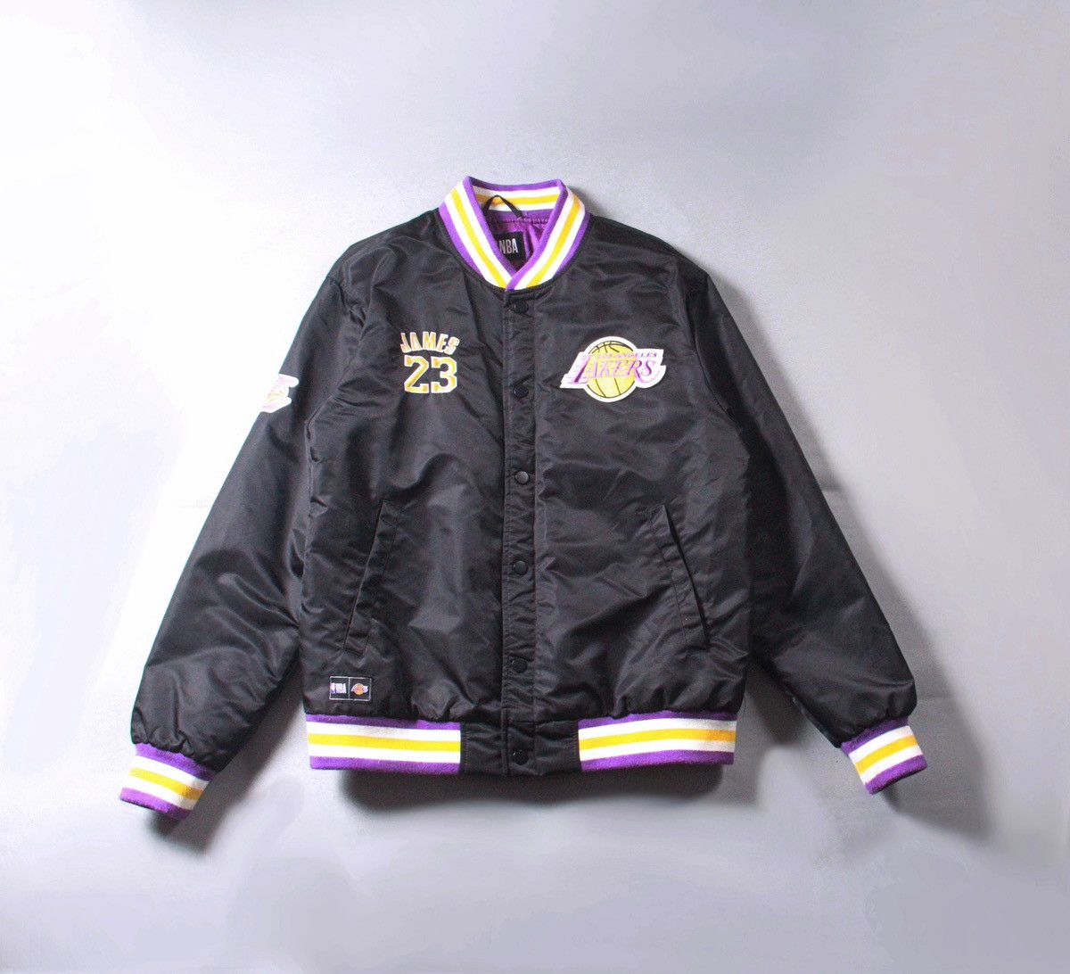 NBA Los Angeles Lakers NBA Black Zip Jacket Varsity Vintage M Size US M / EU 48-50 / 2 - 5 Thumbnail