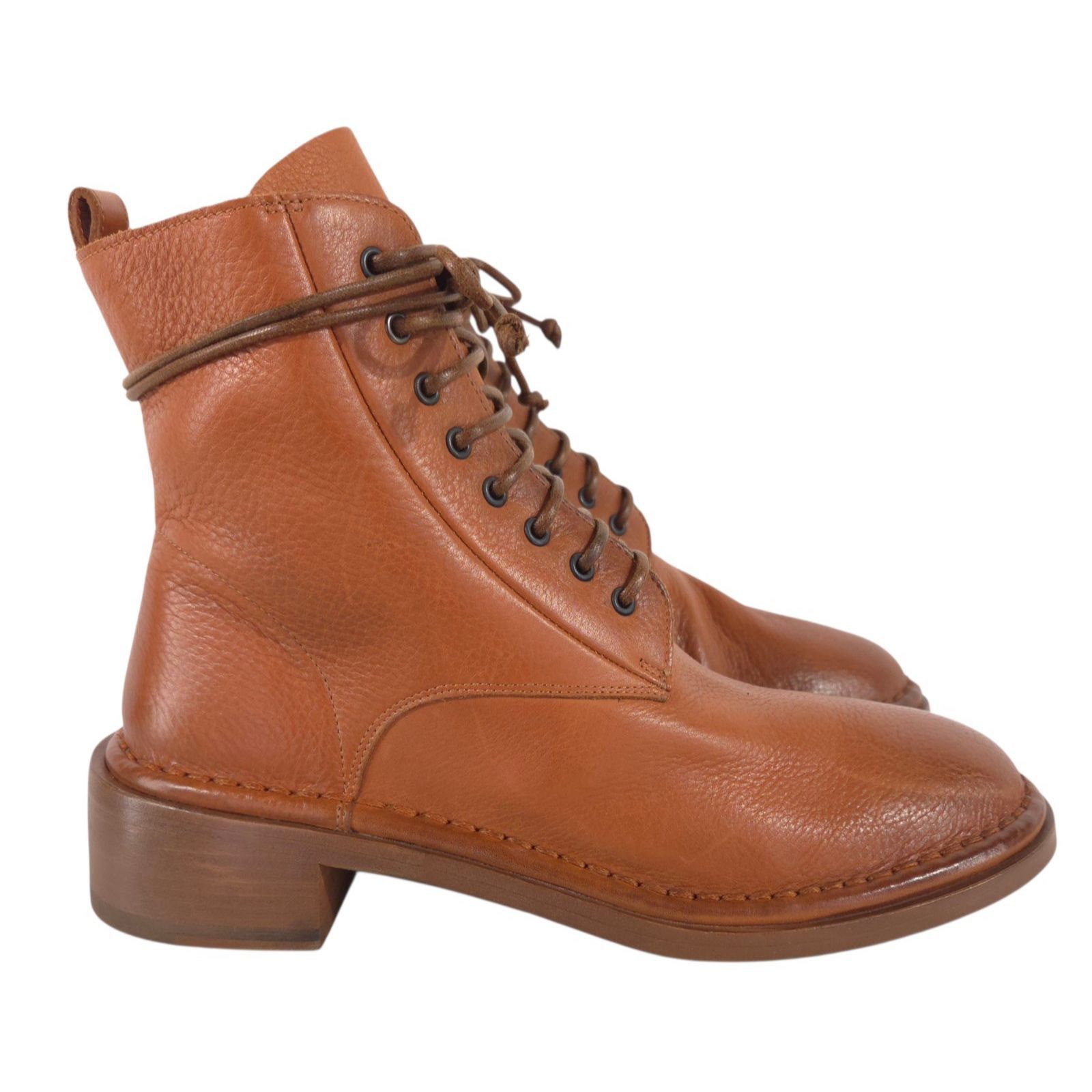 Marsell Marsell Crespella Boots US 8 IT 38 Womens Brown Leather Lace Size US 8 / IT 38 - 1 Thumbnail