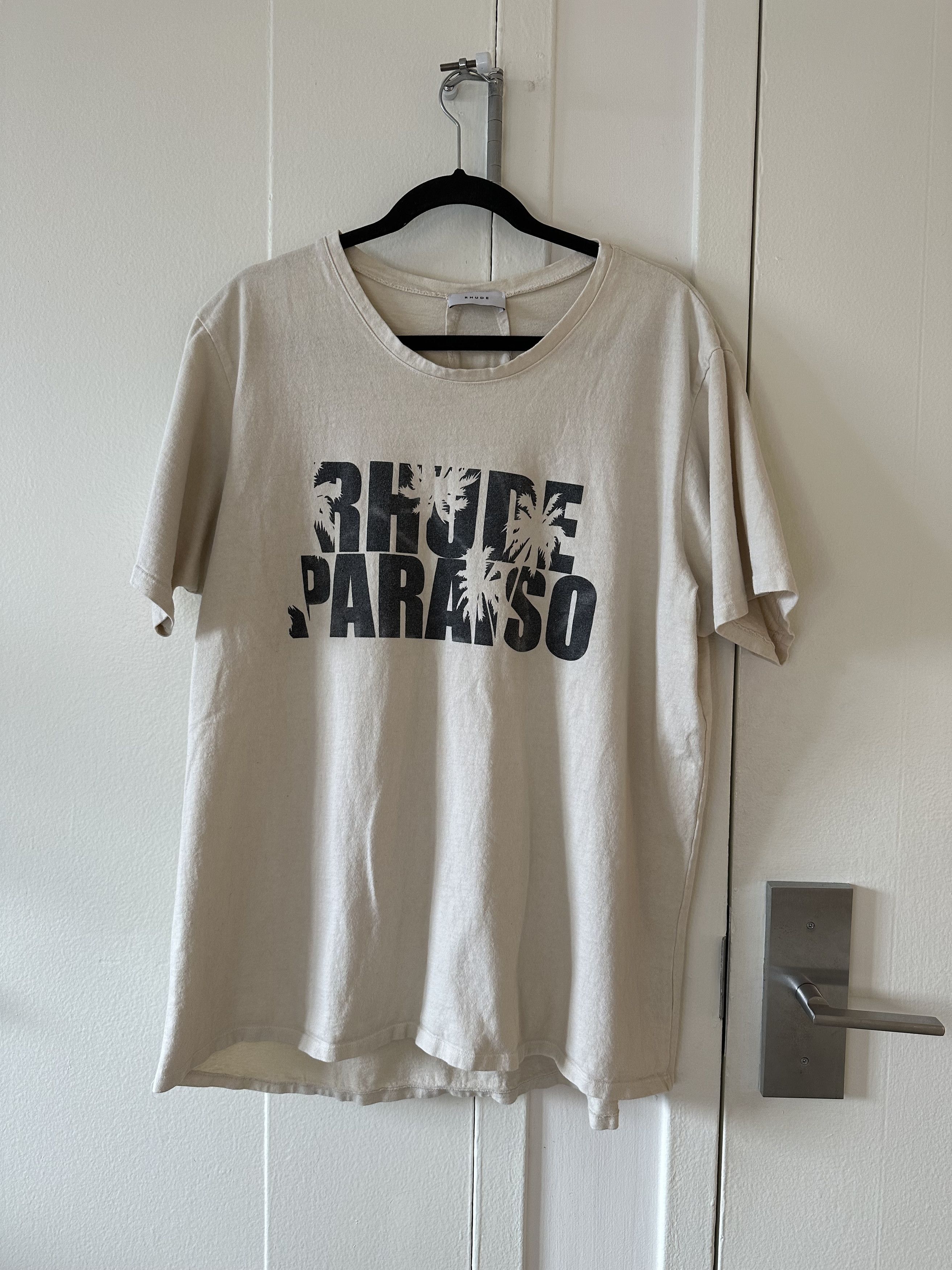 Tシャツ・カットソー RHUDE Men T-shirt White RHPS25TT09012 0241 RHUDE: T-shirt men - White | Rhude t-shirt RHPS25TT09012