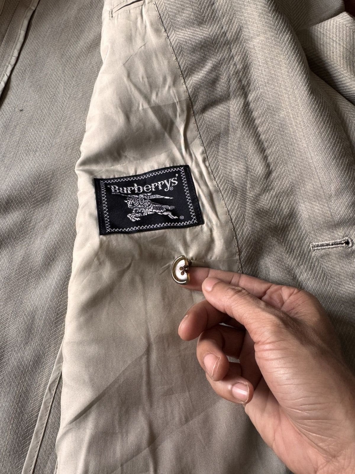 Burberry Vintage burberry blazer jacket Size M / US 6-8 / IT 42-44 - 6 Thumbnail