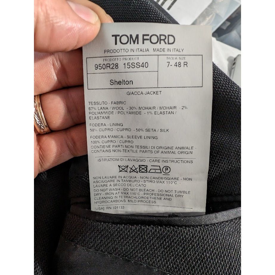 Tom Ford o1rshd1 Blazer jacket in Black Size US M / EU 48-50 / 2 - 17 Thumbnail