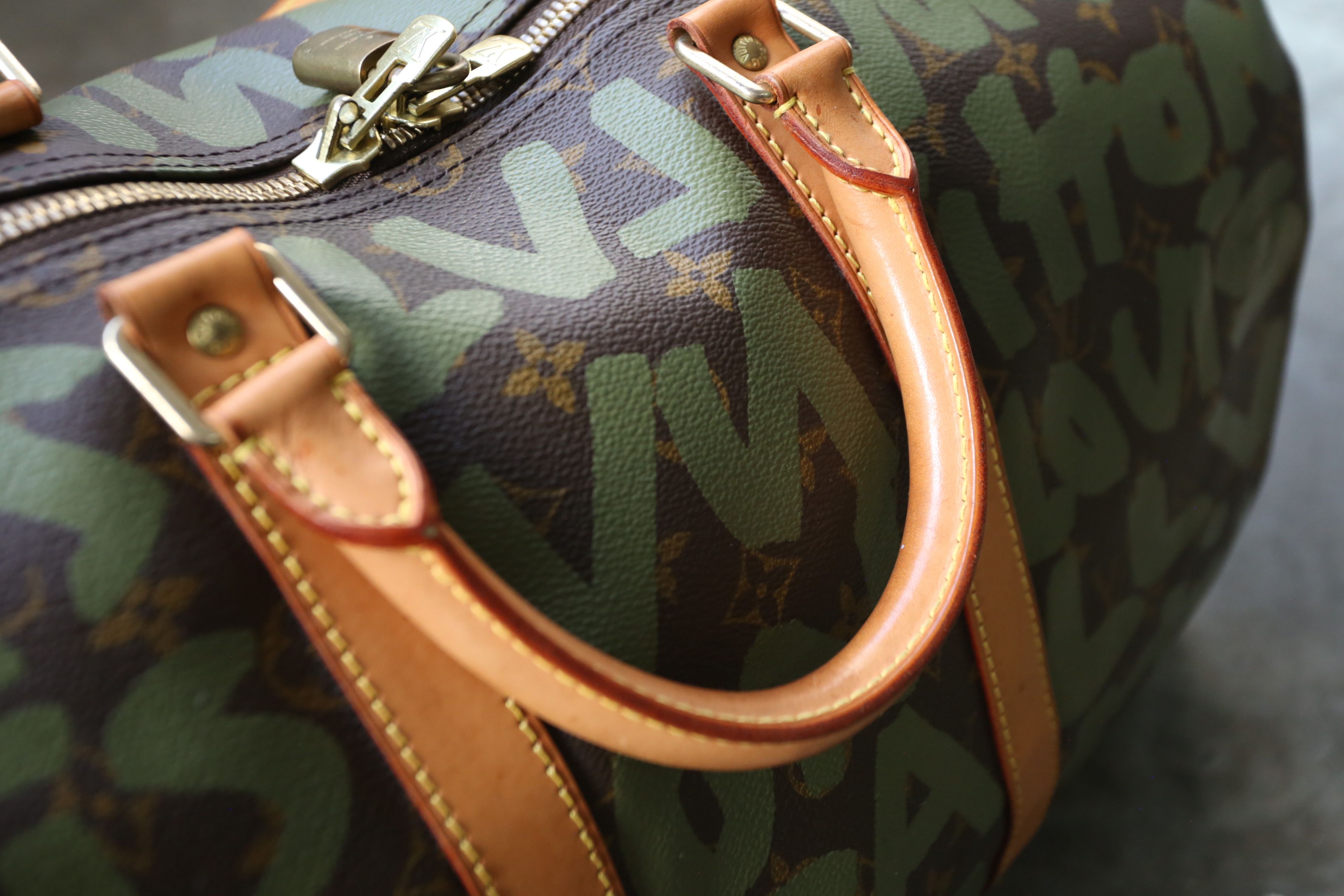 Louis Vuitton × Stephen Sprouse LV - Stephen Sprouse - MJ - S/S 01 - Graffiti Keepall 50 Size ONE SIZE - 9 Thumbnail