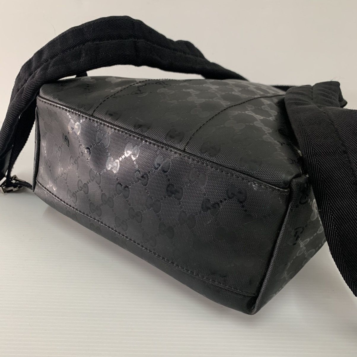 Gucci Gucci Black Monogram Backpack Size ONE SIZE - 8 Thumbnail
