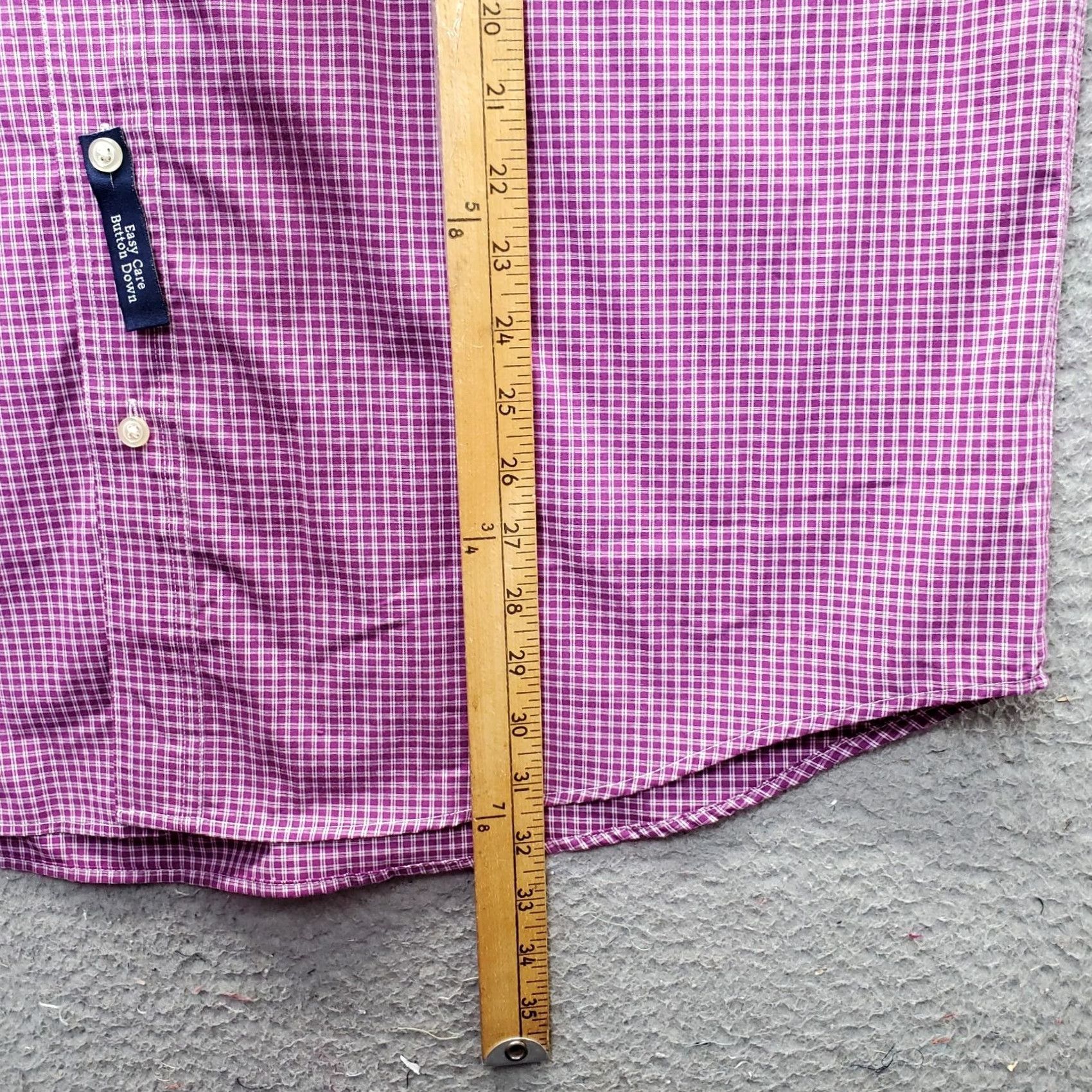 Chaps Chaps Shirt Mens XXL Multi Gingham Easy Care Short Sleeve Button-Down Shirt Size US XXL / EU 58 / 5 - 3 Thumbnail