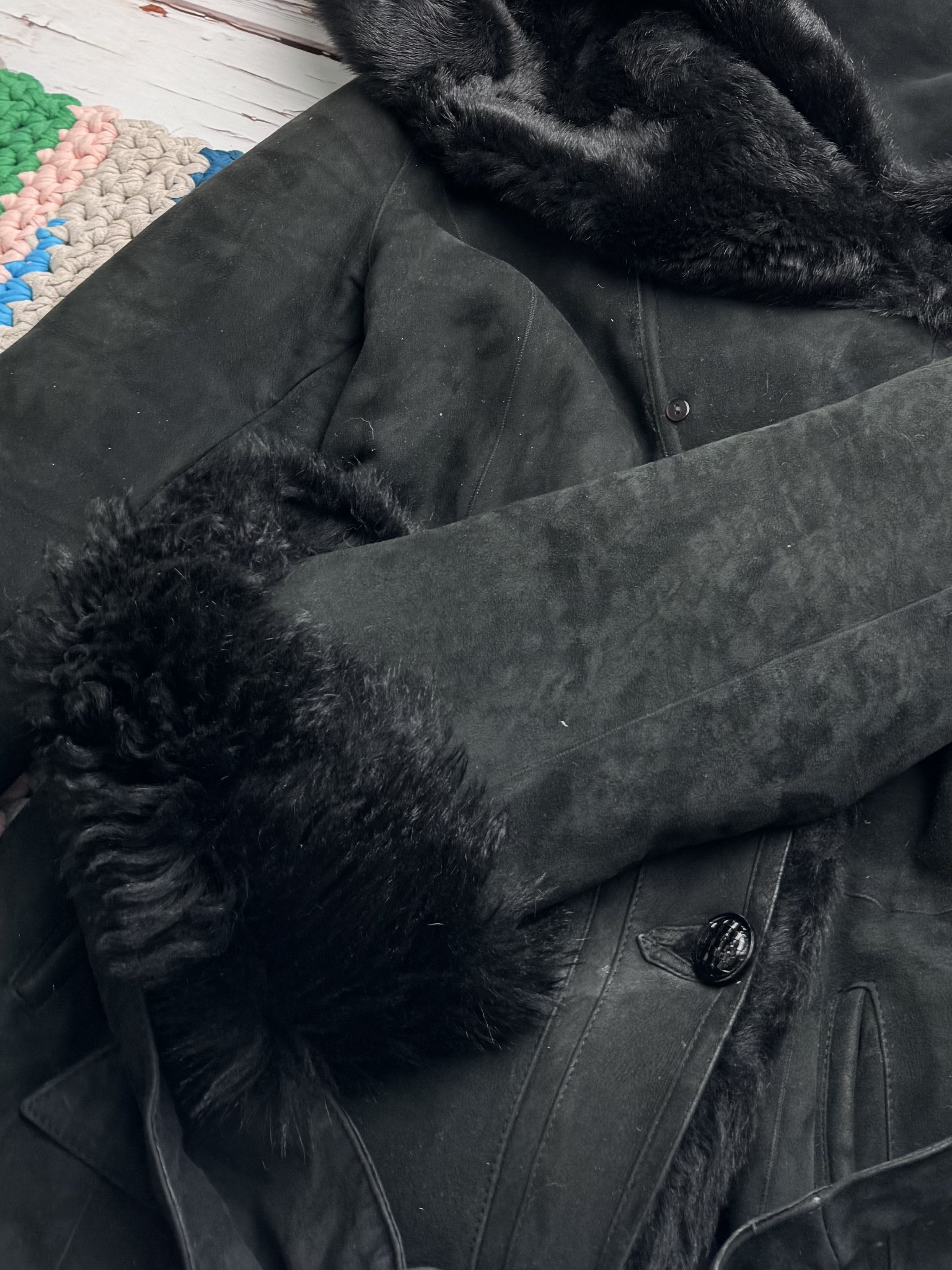 Vintage Vintage Real Leather Hooded Coat (D15)(D10) Size XL / US 12-14 / IT 48-50 - 10 Thumbnail