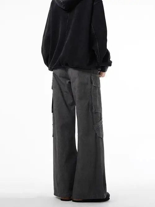 Japanese Brand × Jean Vintage washed multi-pocket cargo jeans Size US 32 / EU 48 - 1 Thumbnail