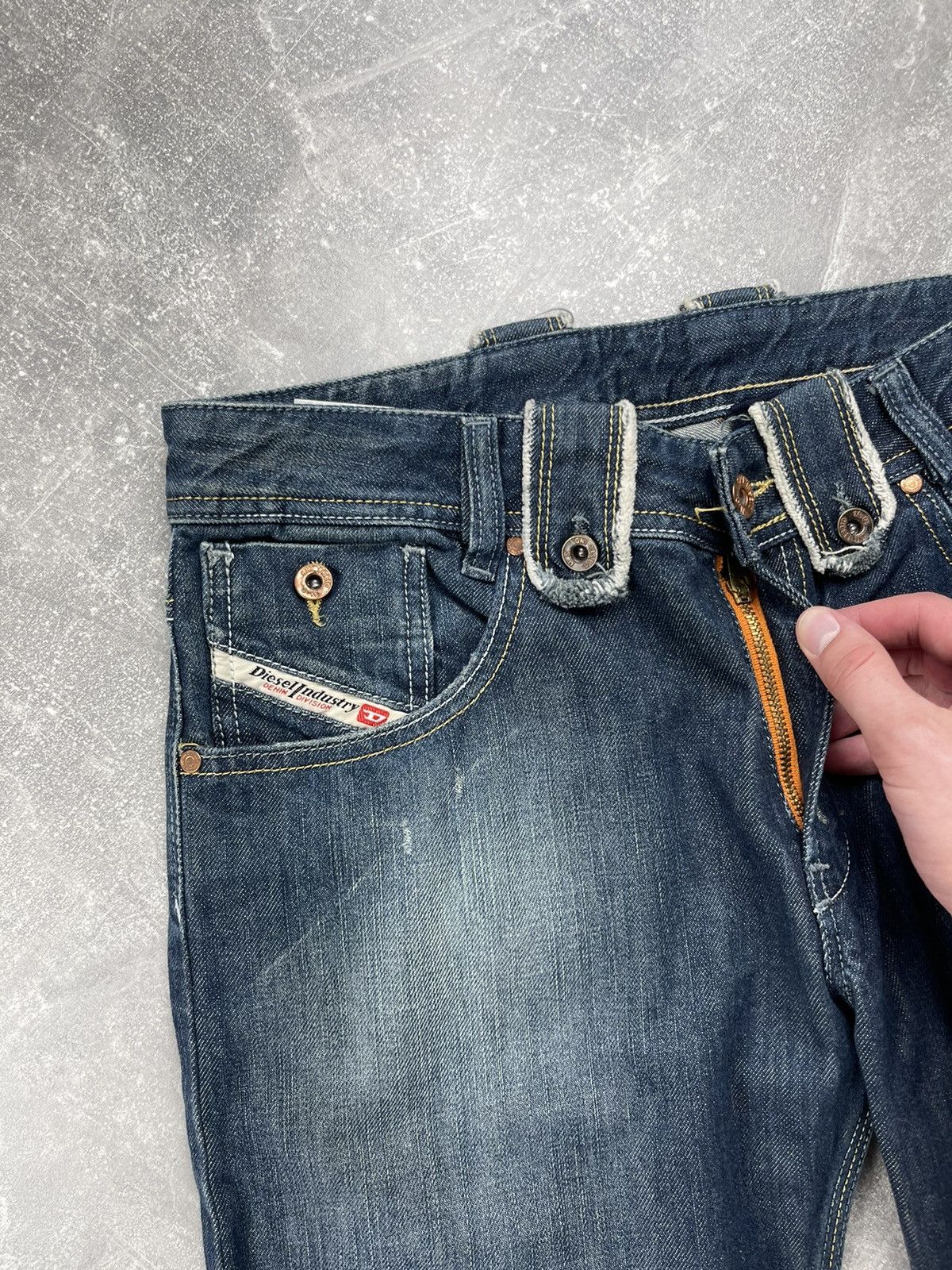 Diesel Diesel Zathan Flared Faded Size 14 Bootcut Y2K Vintage Jeans Size 32" / US 10 / IT 46 - 8 Thumbnail