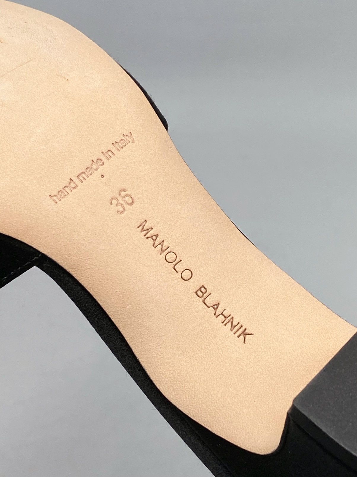 Manolo Blahnik Manolo Blahnik Prinap Satin Crystal Buckle Mules size 36 Size US 6 / IT 36 - 15 Thumbnail