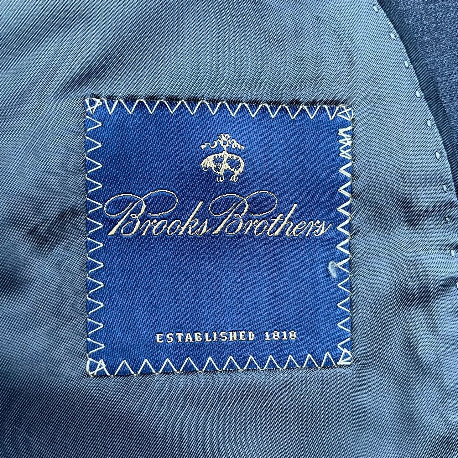 Brooks Brothers Brooks Brothers Men's Wool Stretch 2-Button Suit Gray • 41L Size 42L - 5 Thumbnail