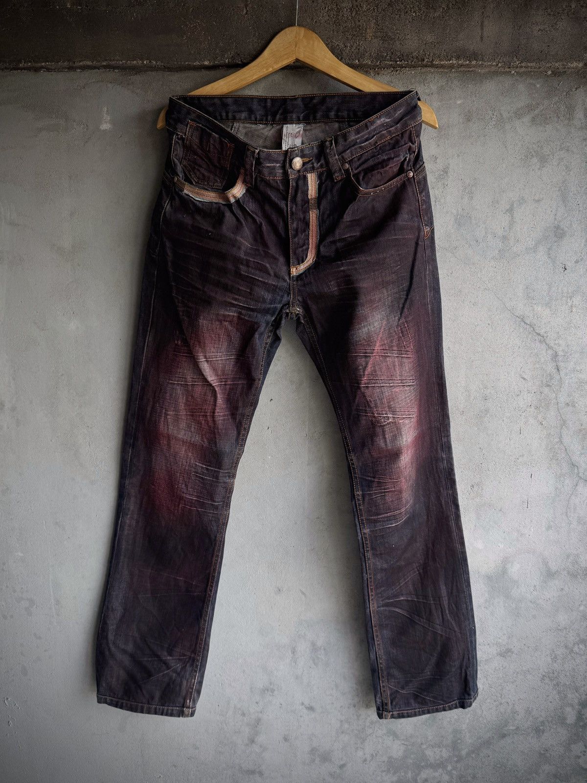 Robins Jeans Robin Jeans Prisoner Mudwash Styled Denim Jeans Size US 31 - 1 Thumbnail