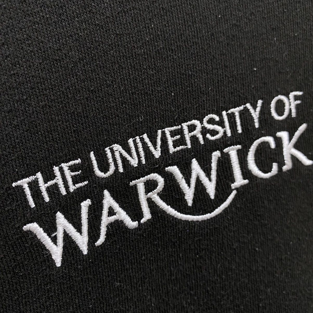 Vintage University of Warwick Black Hoodie Official College Size M Size US M / EU 48-50 / 2 - 8 Thumbnail