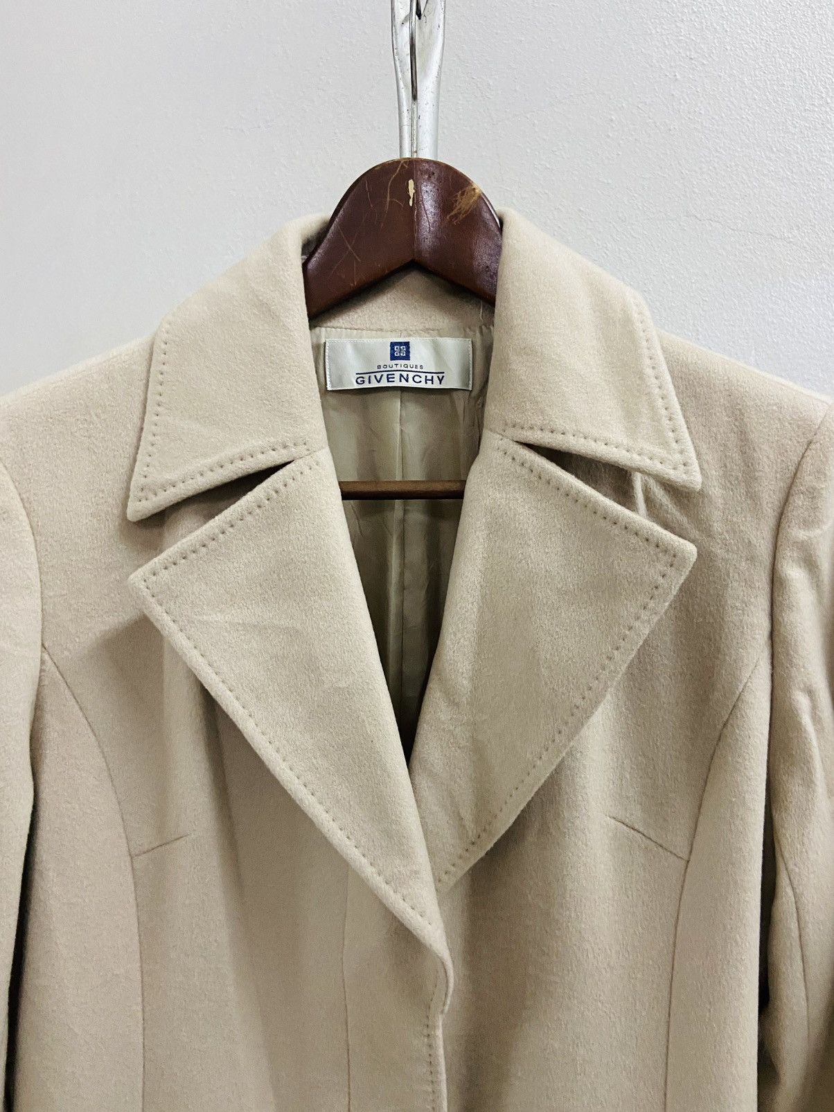 Givenchy GIVENCHY BOUTIQUE CASHMERE TRENCH COAT Size S / US 4 / IT 40 - 9 Thumbnail
