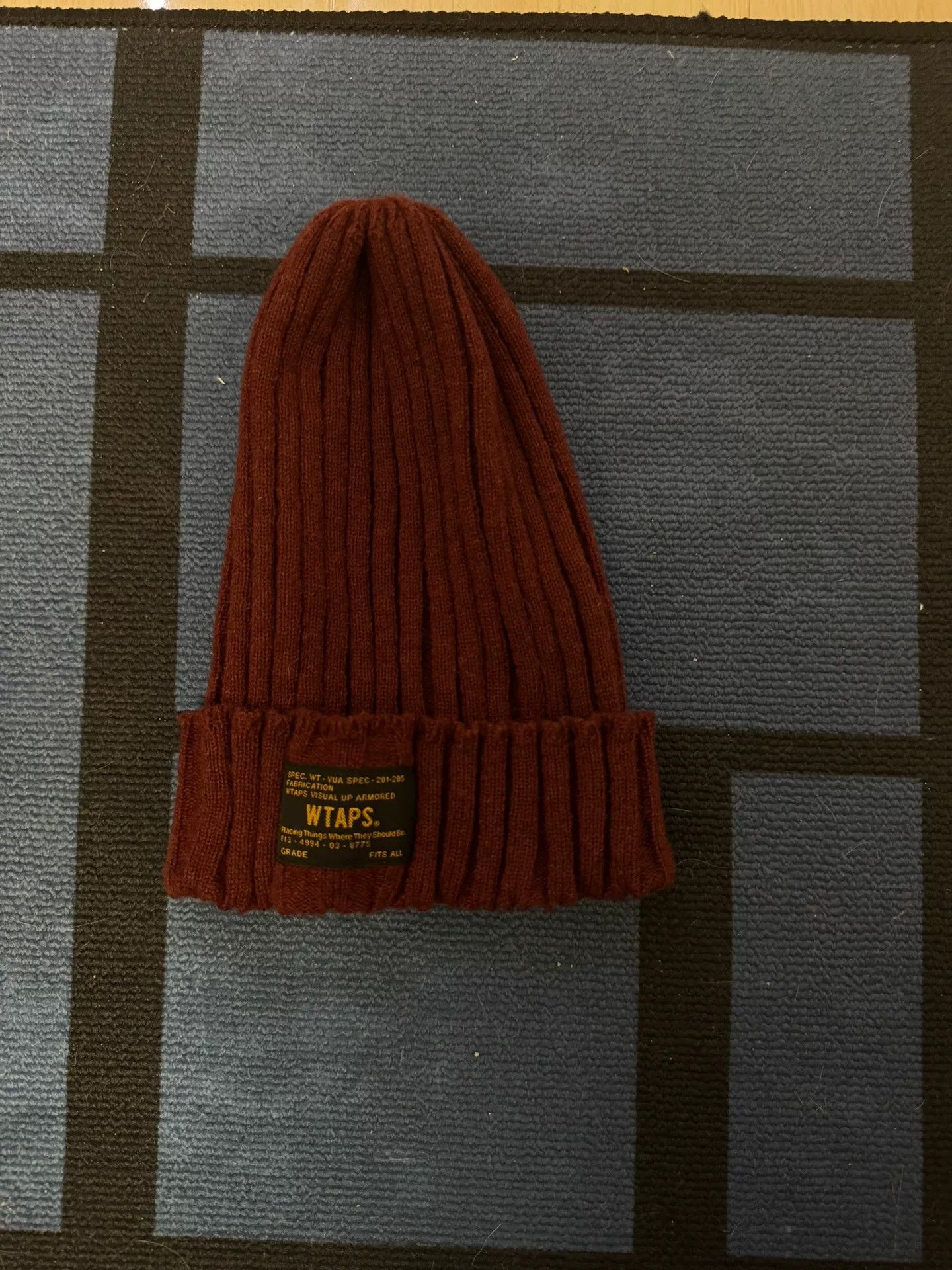 Wtaps WTAPS Brick Red Wool Beanie Size ONE SIZE - 1 Thumbnail