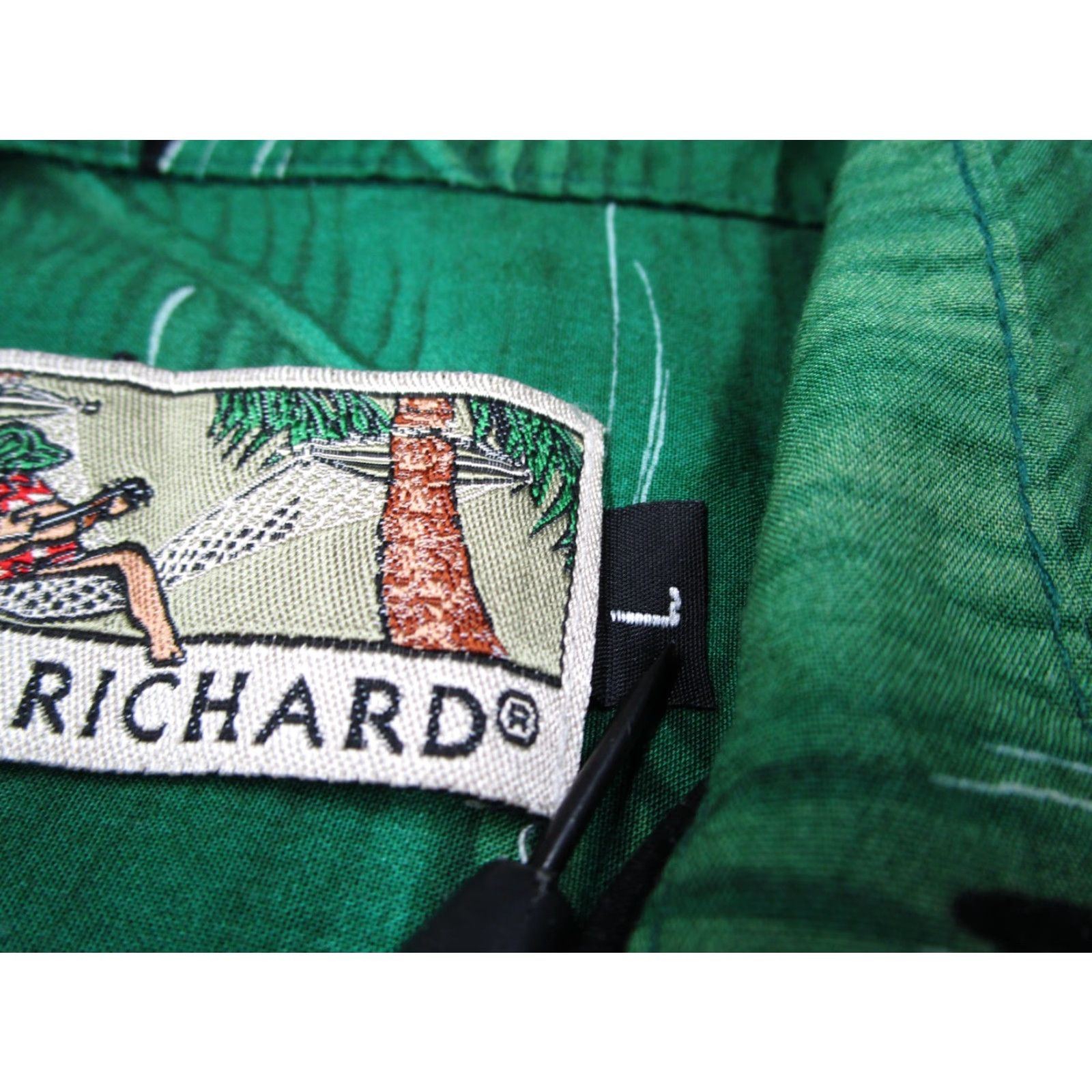 Tori Richard VINTAGE Tori Richard Hawaiian Shirt Mens Large Black Floral Button Up Tiki Cocktails Retro Size US L / EU 52-54 / 3 - 4 Thumbnail
