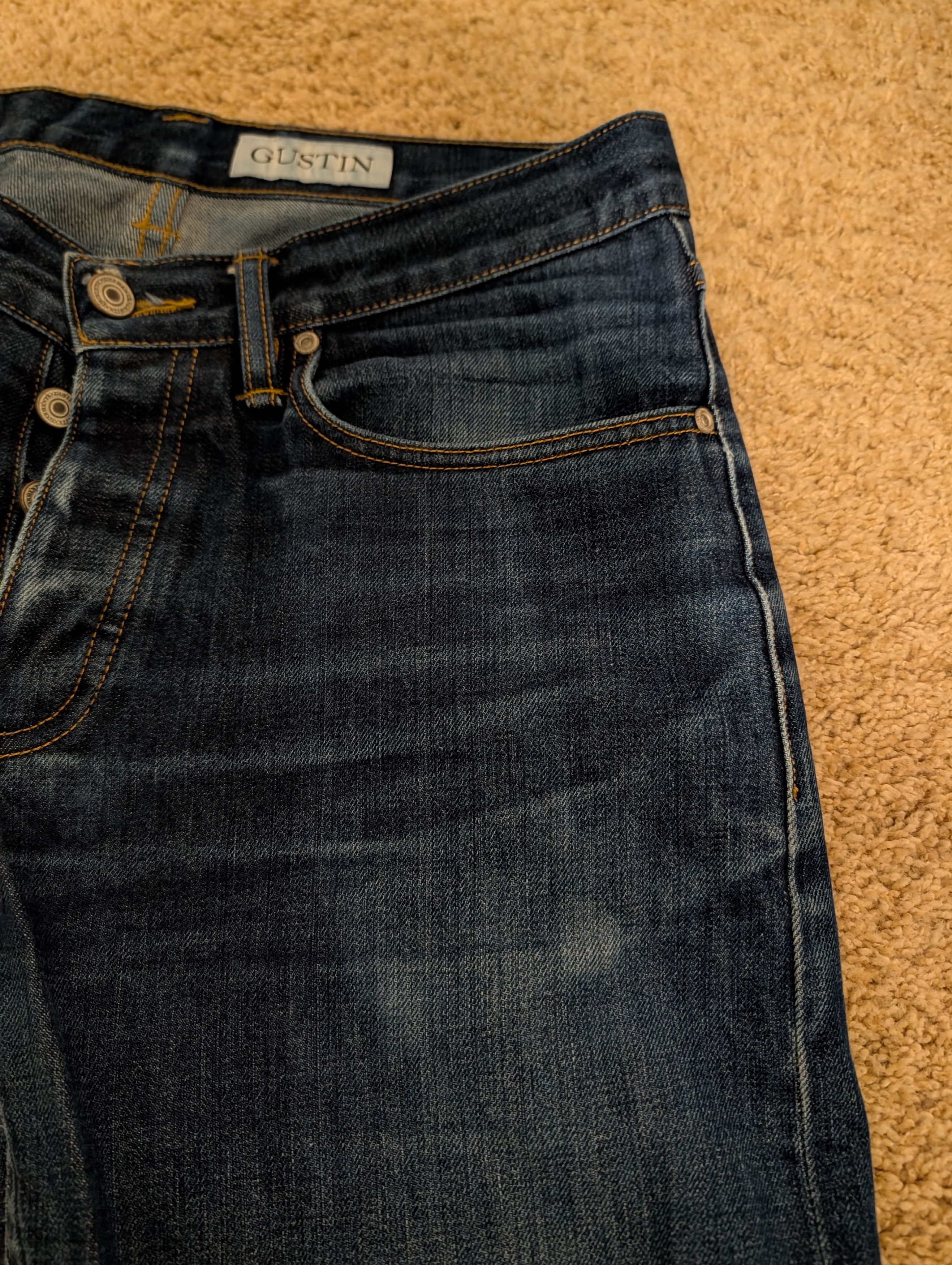 Gustin The 1968 - Selvedge Denim Size US 32 / EU 48 - 2 Thumbnail