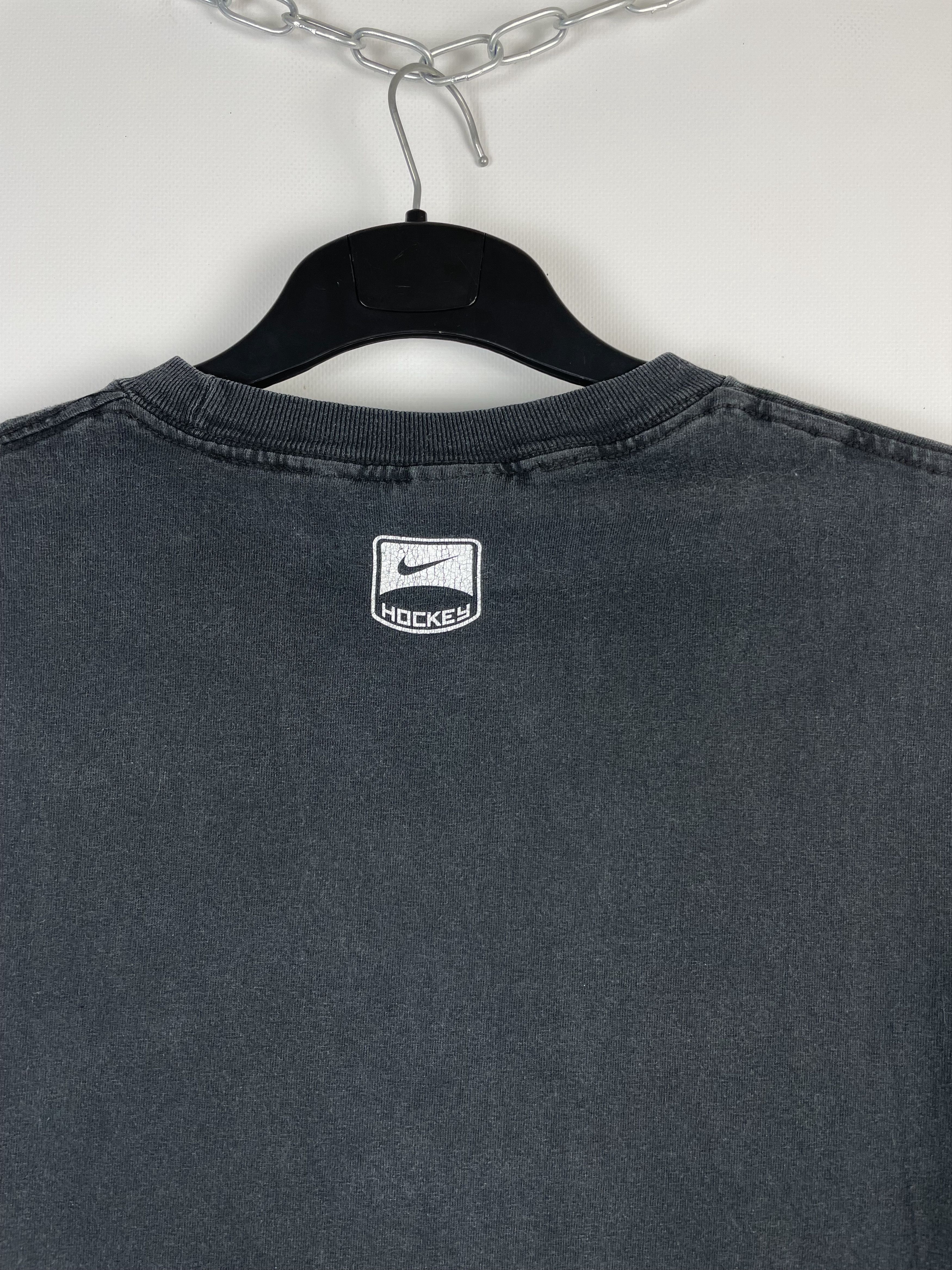 NHL Vintage Y2K Nike Hockey Chrome Harley Tee Size US XL / EU 56 / 4 - 11 Thumbnail