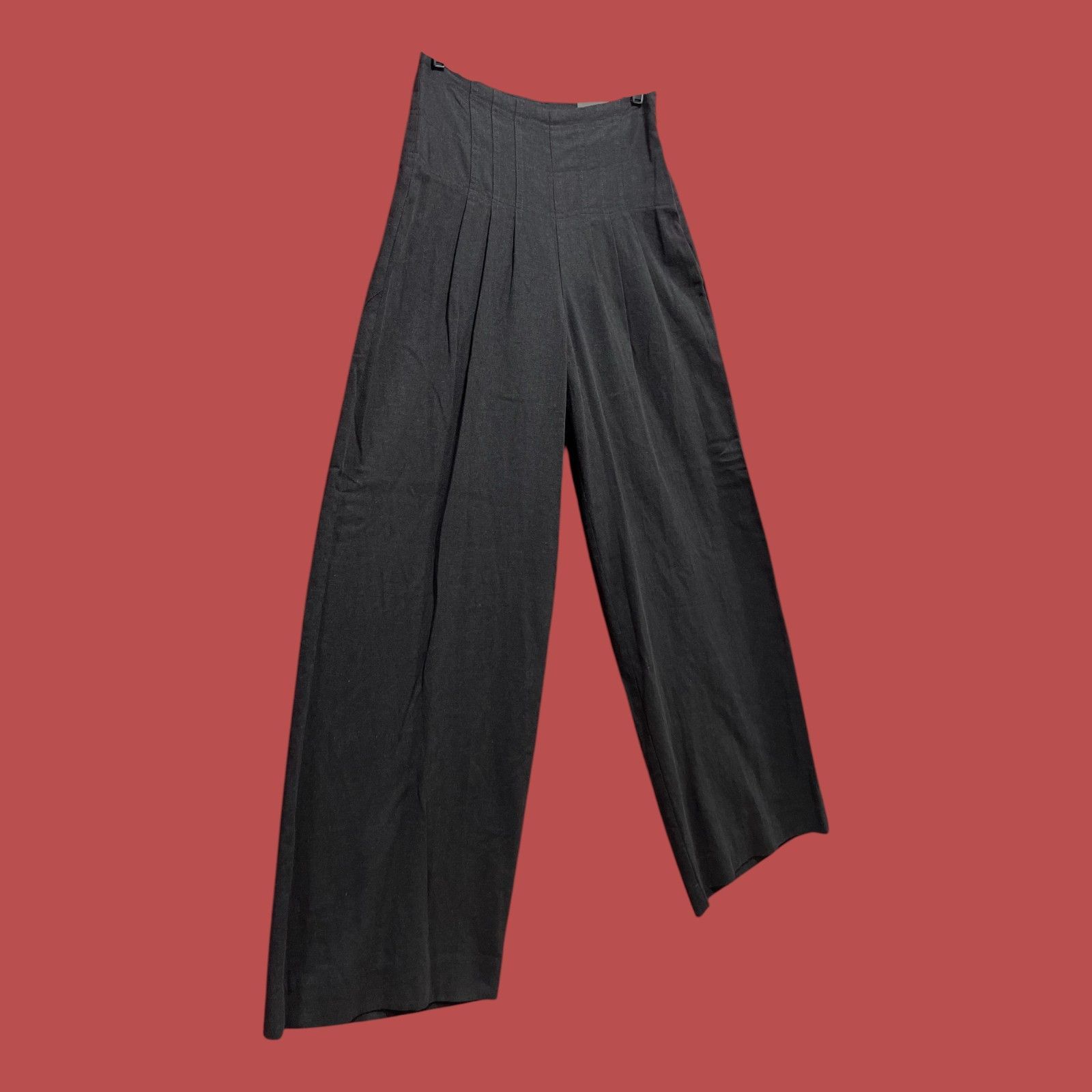Worthington Worthington - Women's High-Rise Regular Fit Wide - Leg Trous Size 26" / US 2 / IT 38 - 13 Thumbnail