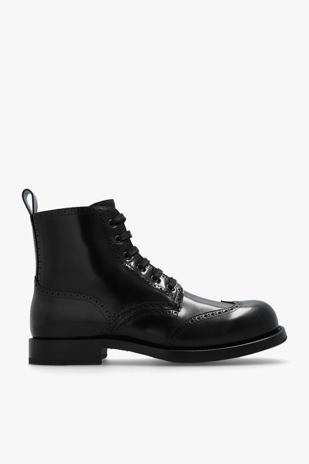 Bottega Veneta o1n1vont0924 Wardrobe Lace-Up Ankle Boot in Black Size US 7 / EU 40 - 1 Preview