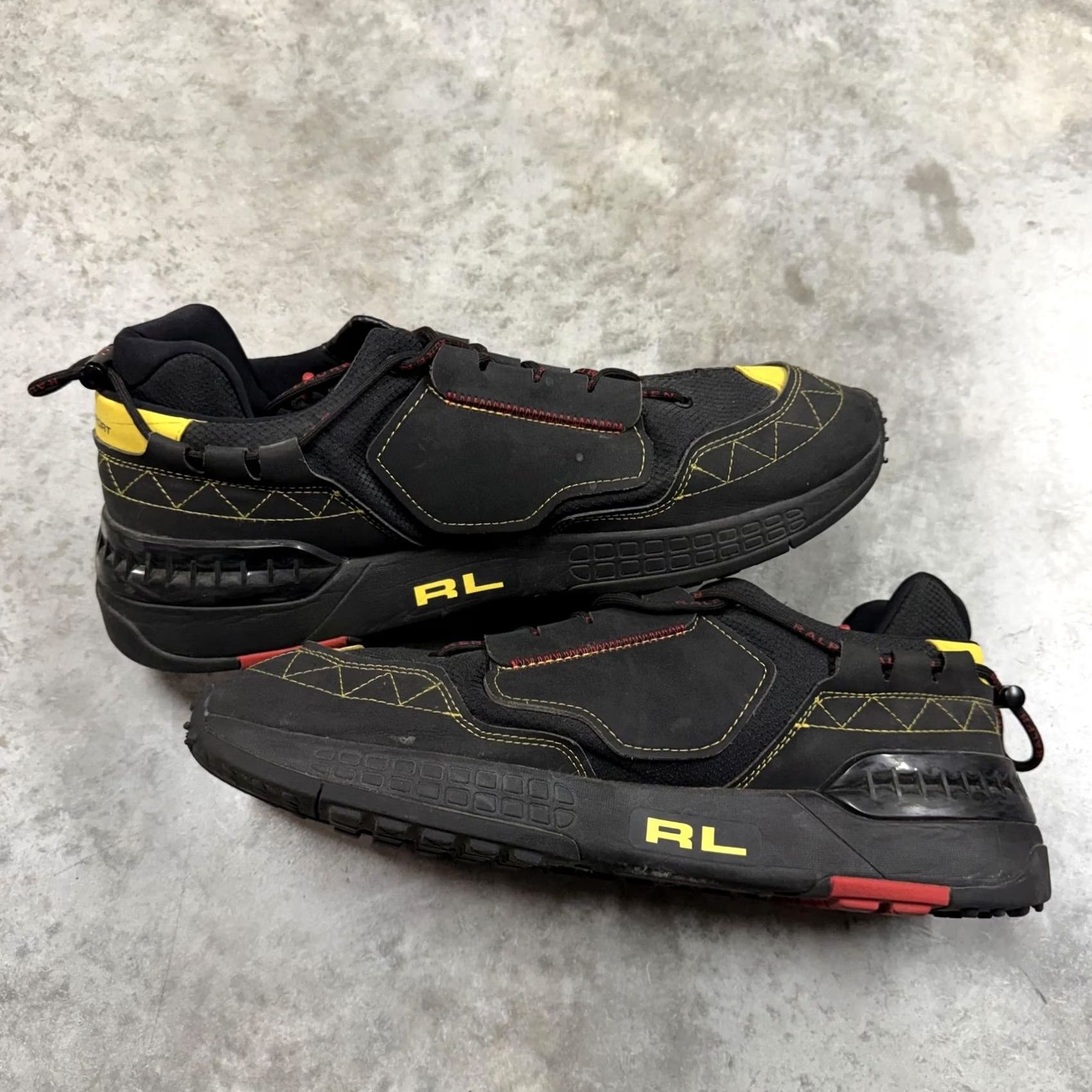 Polo Ralph Lauren Polo Ralph Lauren Polo Sport Shoes Mens 14 Black Yellow Trail PS200-SK-LTL Shoes Mens Size 14 Black Yellow Polo Sport PS200-SK-LTL Size US S / EU 44-46 / 1 - 3 Thumbnail