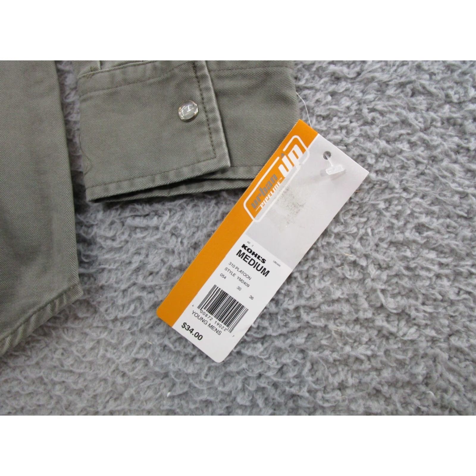 Vintage Urban Pipeline Men's Civilian Issue Clean Snap Long Sleeve Shirt Size M NEW Size US M / EU 48-50 / 2 - 2 Thumbnail