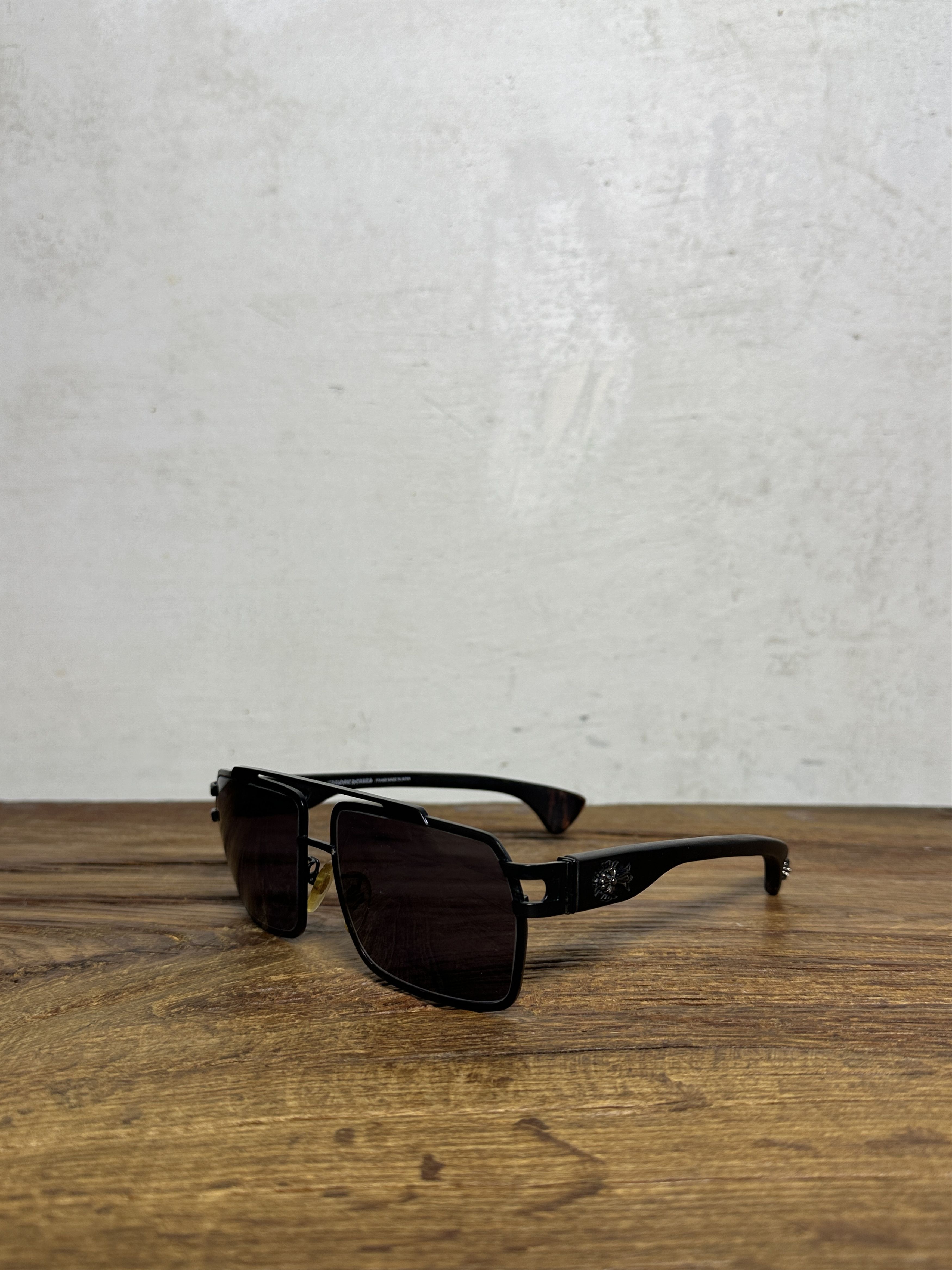 Chrome Hearts Hummer Wooden Frame Sunglasses