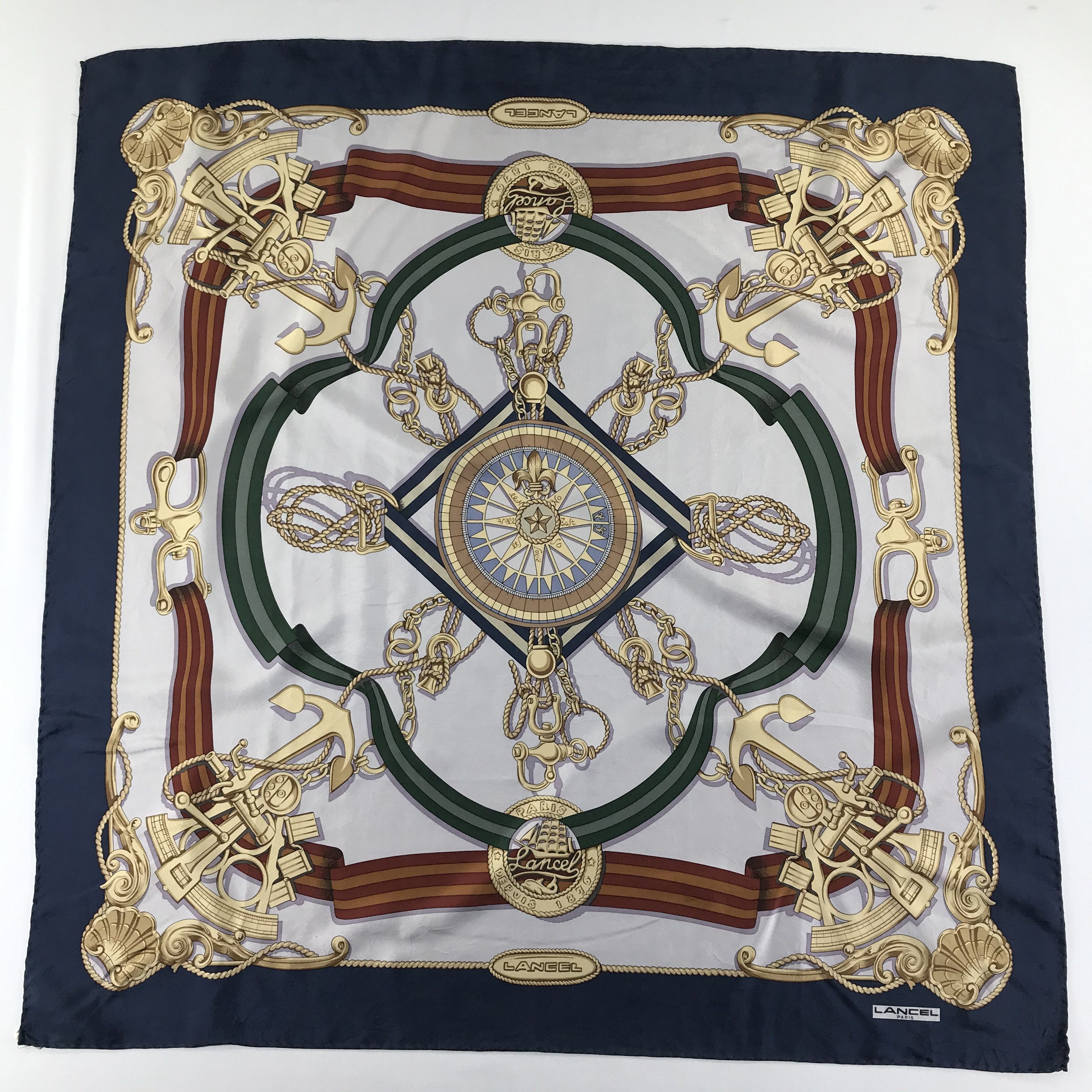 Lancel Vintage Lancel Silk Scarf Size ONE SIZE - 2 Thumbnail