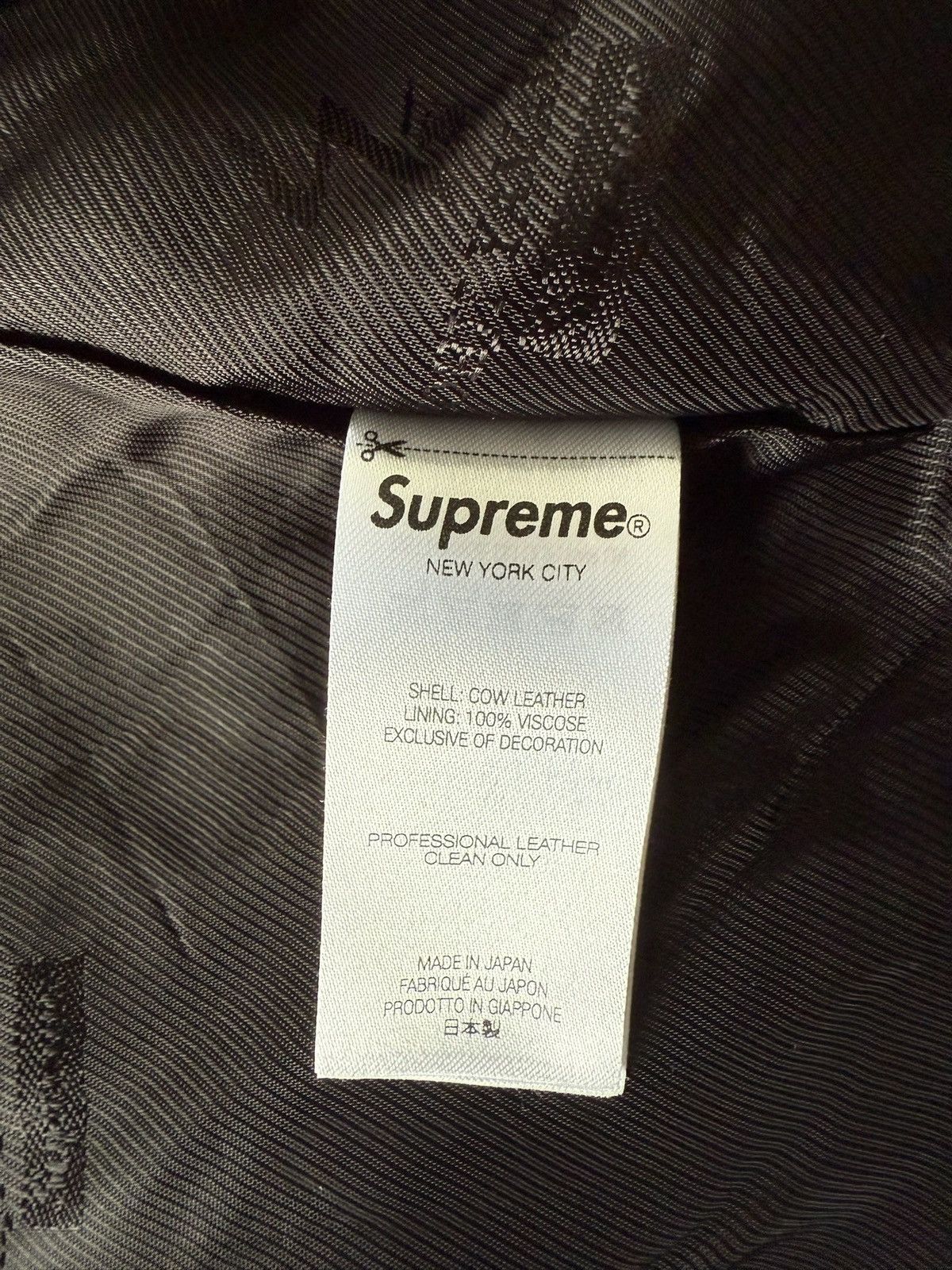 Supreme × Yohji Yamamoto Supreme X Yohji Yamamoto Leather Jacket Size US M / EU 48-50 / 2 - 5 Thumbnail