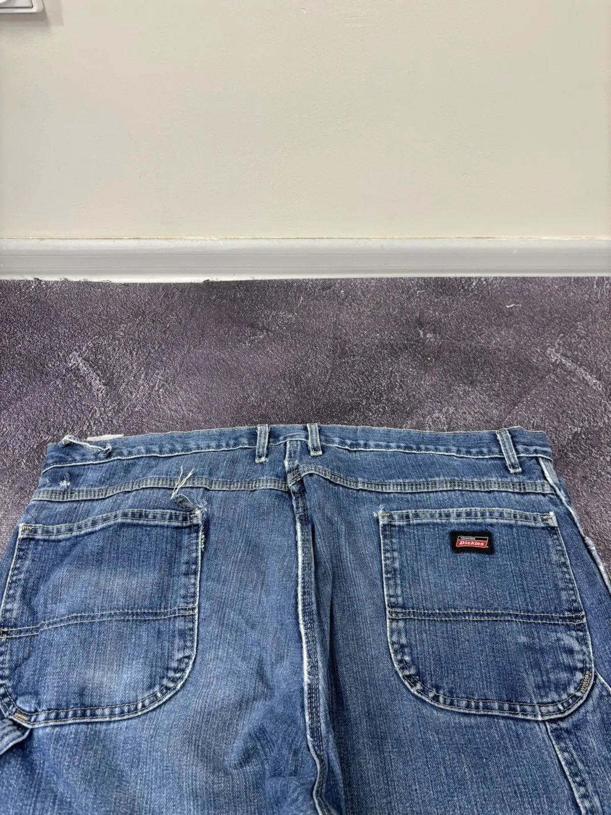 Dickies × Vintage Vintage Dickies American Faded Blue Denim Hype Baggy Jeans Size US 42 / EU 58 - 6 Thumbnail