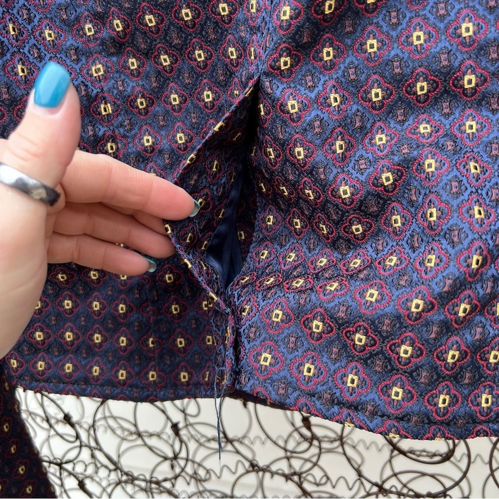 Free People Free People Shrunken Jacquard Jacket Blazer SMALL Size S / US 4 / IT 40 - 8 Thumbnail