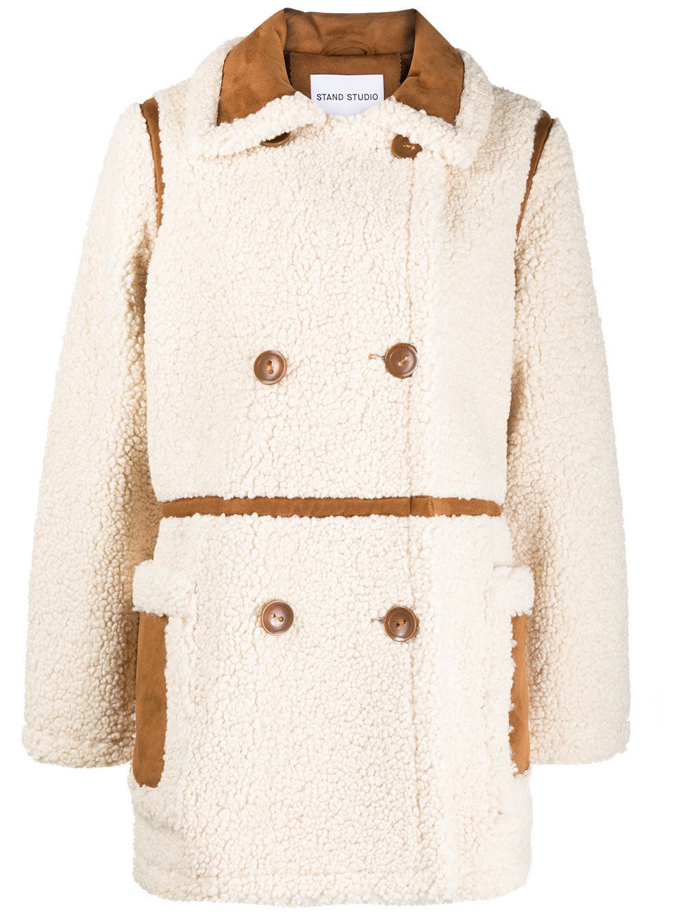 STAND STUDIO CHLOE FAUX FUR COAT Size XS / US 0-2 / IT 36-38 - 1 Thumbnail
