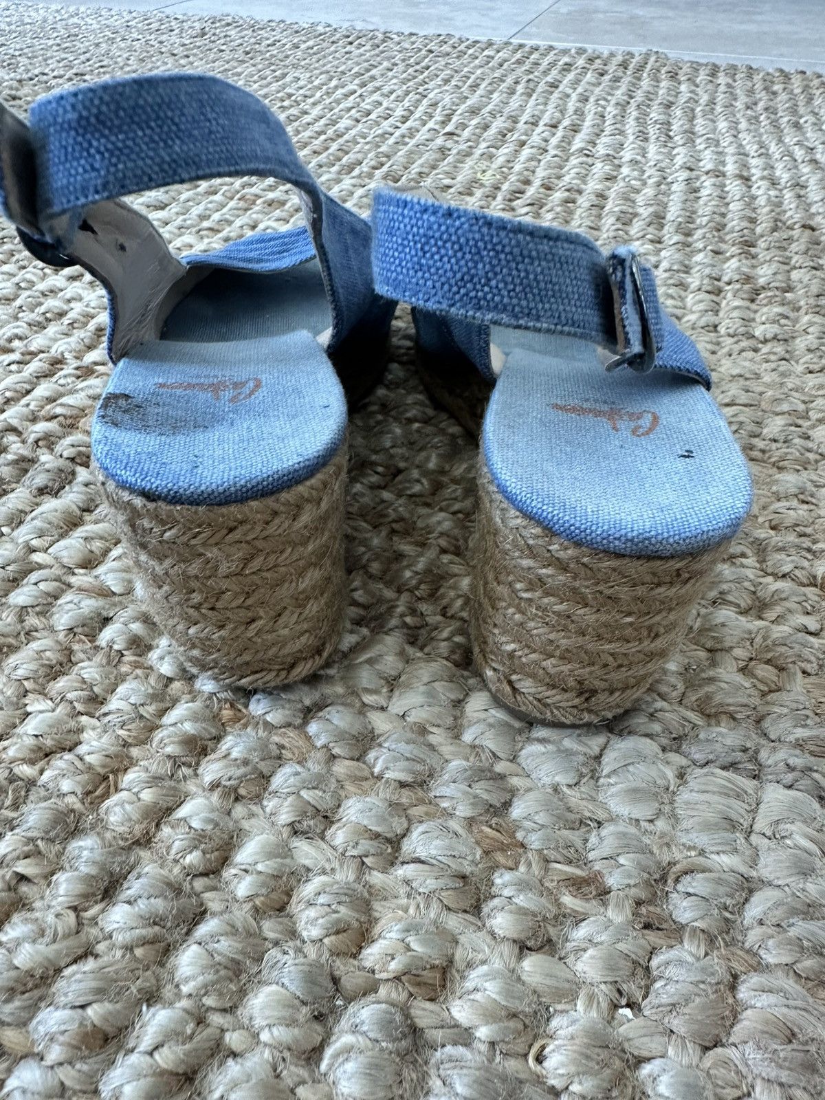 Other CASTANIERE DENIM WEDGE SANDAL SIZE 39 Size US 9 / IT 39 - 5 Thumbnail
