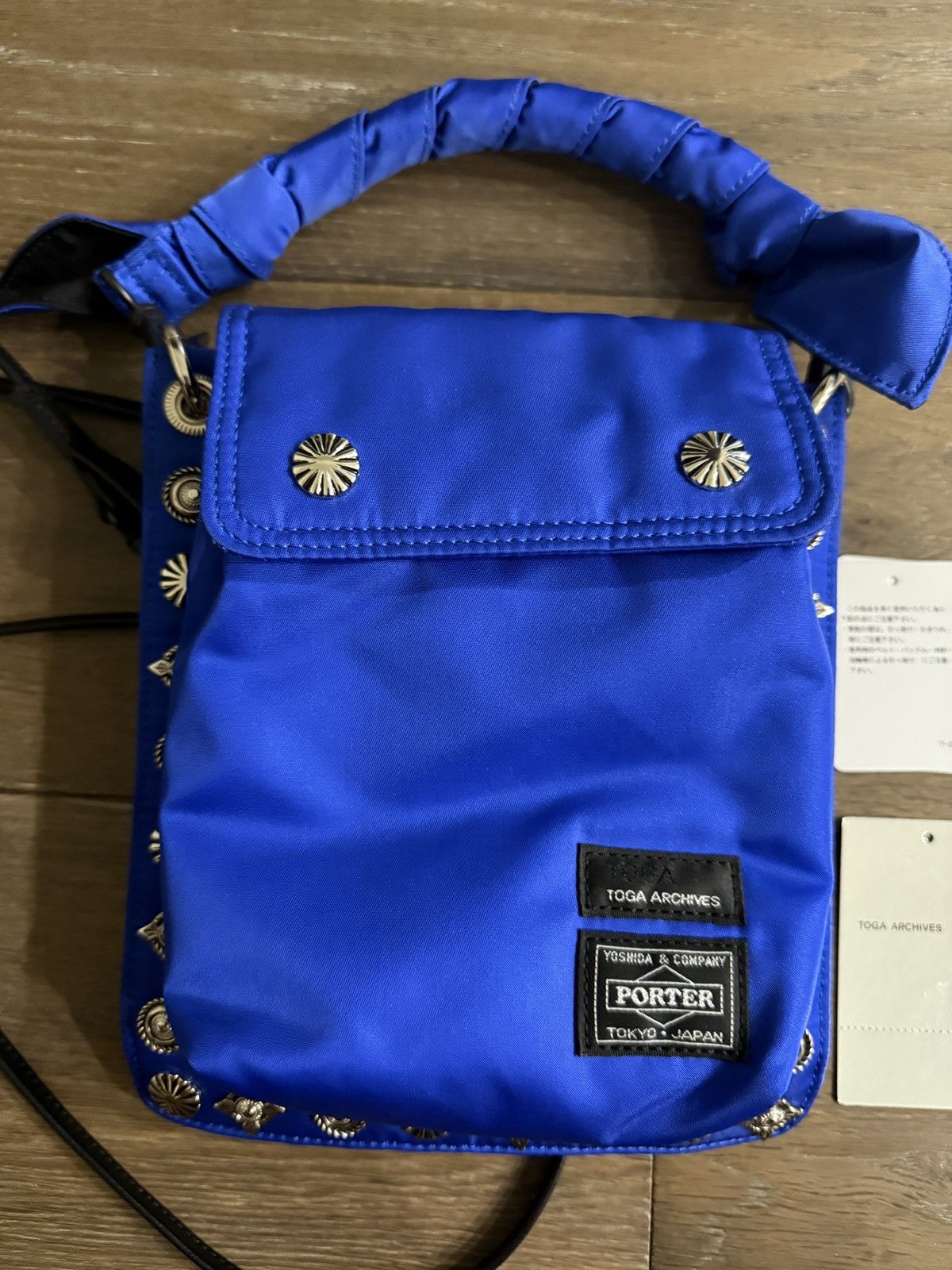 Porter × Toga Porter Yoshida x Toga Archives 2 Way Shoulder Bag Blue Size ONE SIZE - 5 Thumbnail