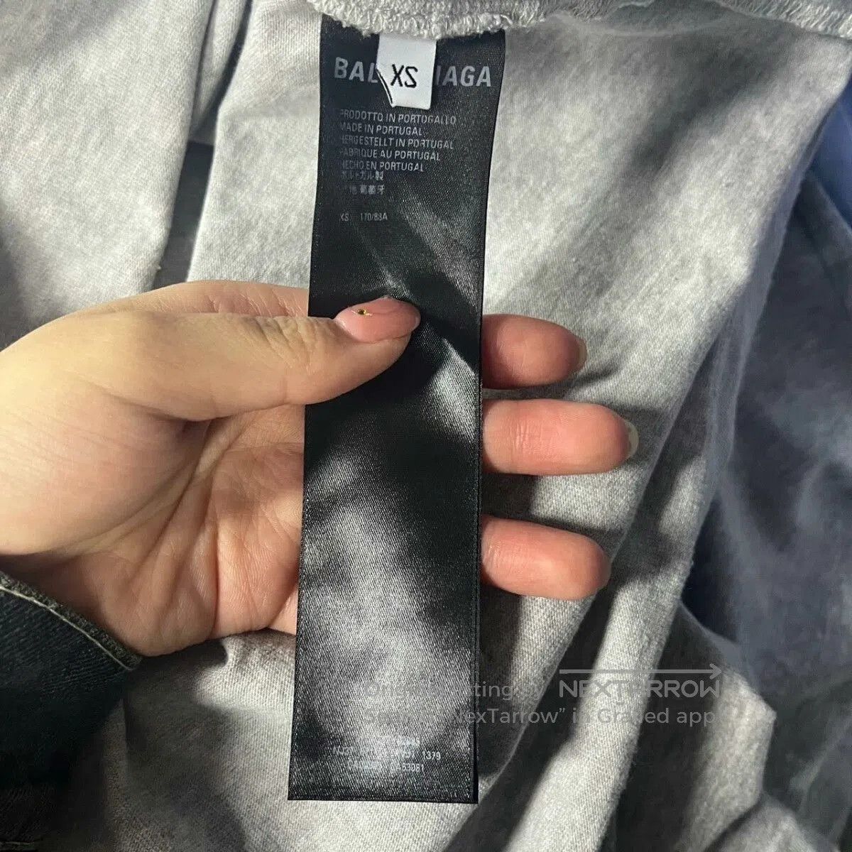 Balenciaga Balenciaga Gray Coke Layered Long-sleeve Tee. Size US XS / EU 42 / 0 - 6 Thumbnail