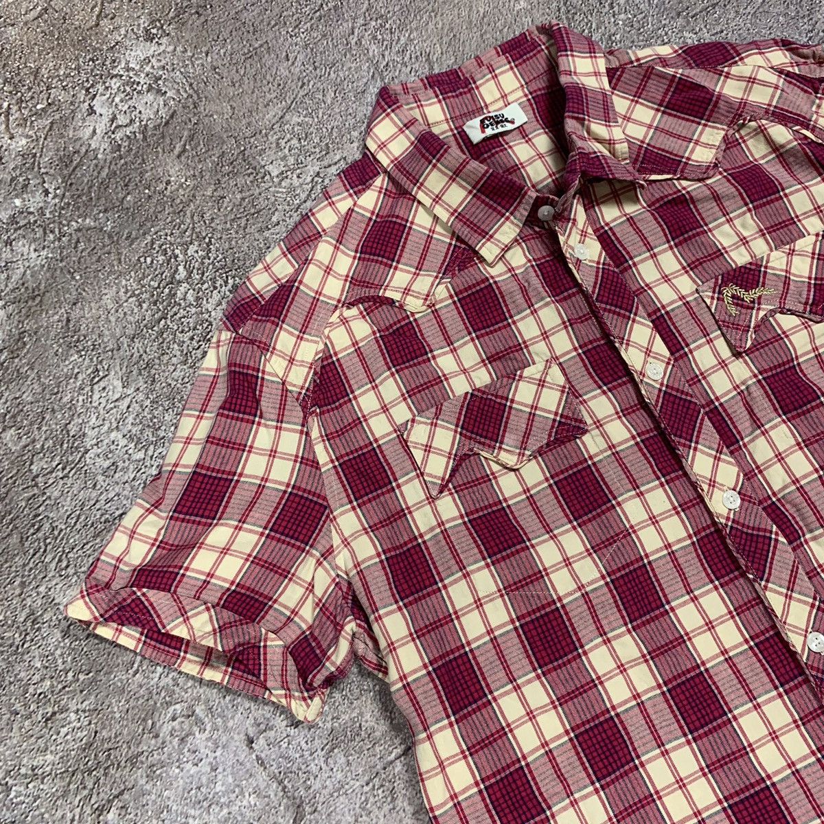 Vintage Vintage Y2K Plaid Short Sleeve Shirt Streetwear Casual XL Size XL / US 12-14 / IT 48-50 - 2 Thumbnail